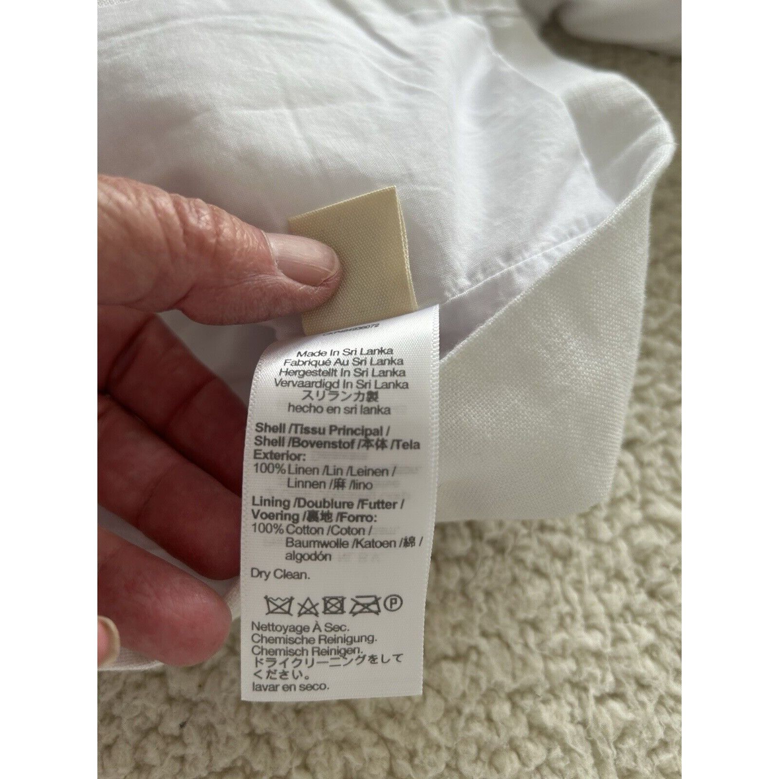 Madewell Madewell The Sutter Cropped Blazer 100% Linen White Size XS Size XS / US 0-2 / IT 36-38 - 9 Thumbnail