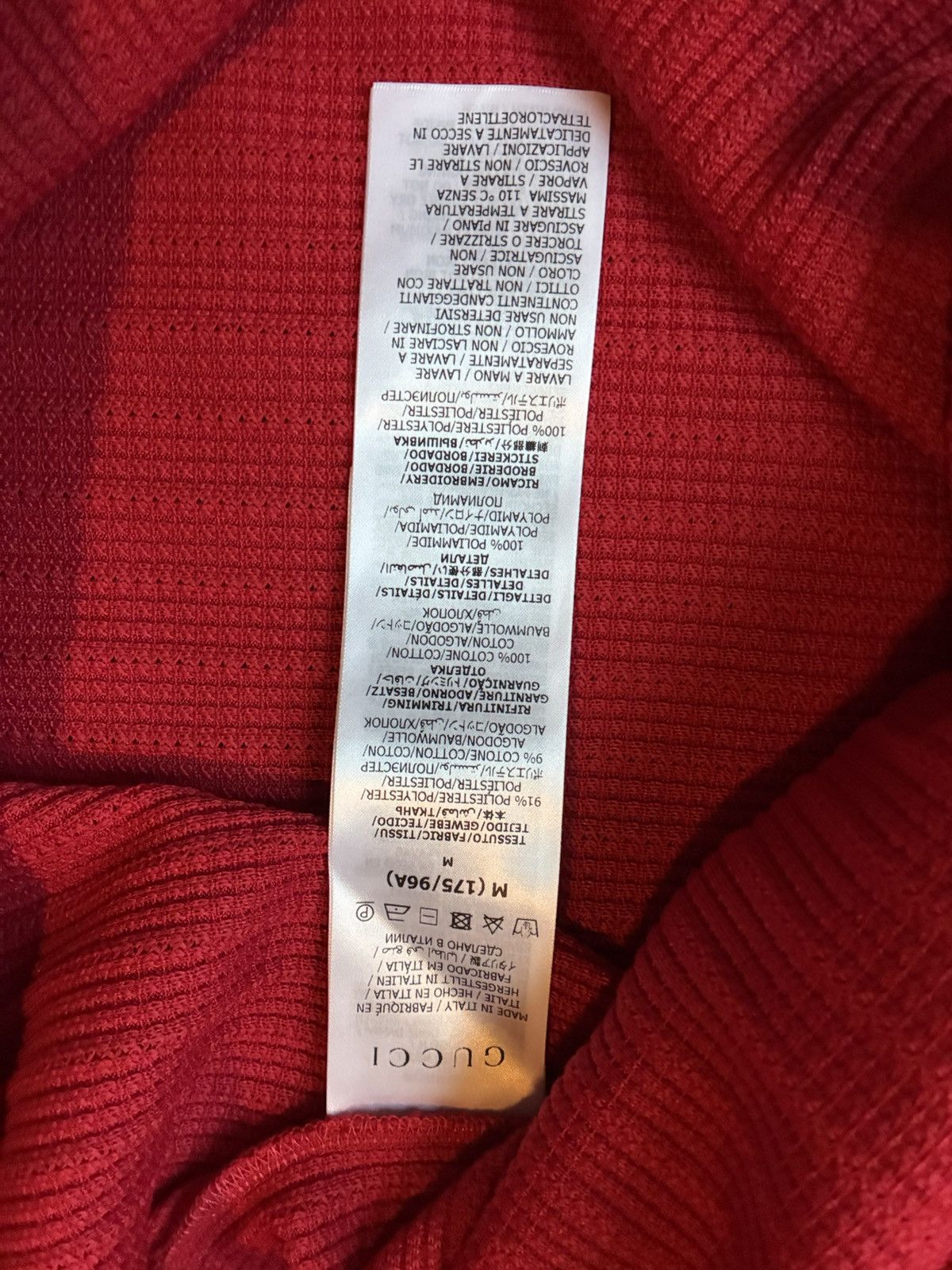 Adidas × Gucci Gucci x Adidas Red Tracksuit – Rare Collab Piece Size US M / EU 48-50 / 2 - 5 Thumbnail