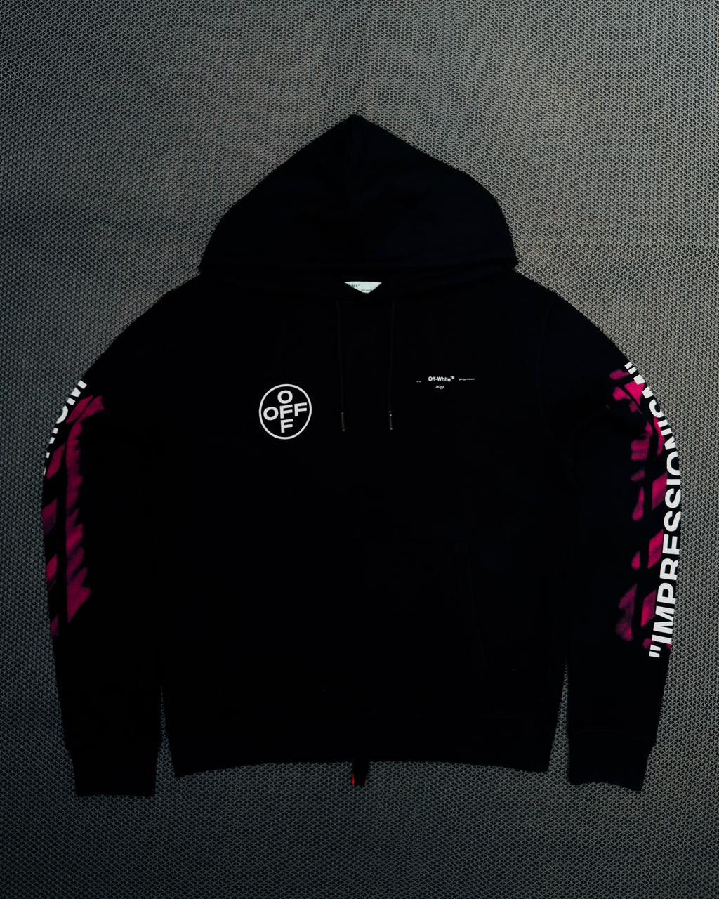 Off-White OFF-WHITE DIAG STENCIL HOODIE Size US L / EU 52-54 / 3 - 1 Thumbnail