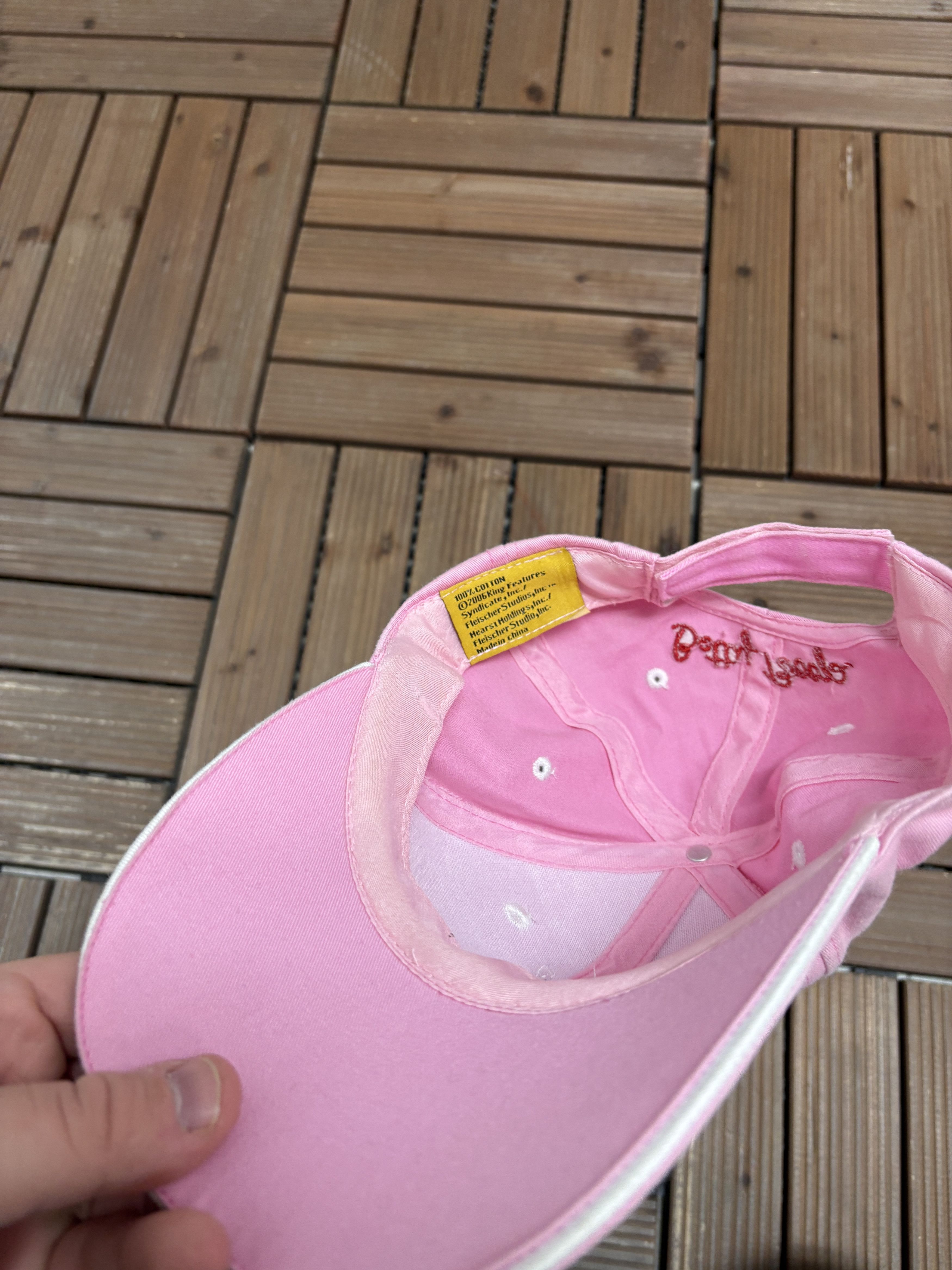 Vintage Betty Boop Embroidered Vintage Pink Hat Cap Size ONE SIZE - 6 Thumbnail
