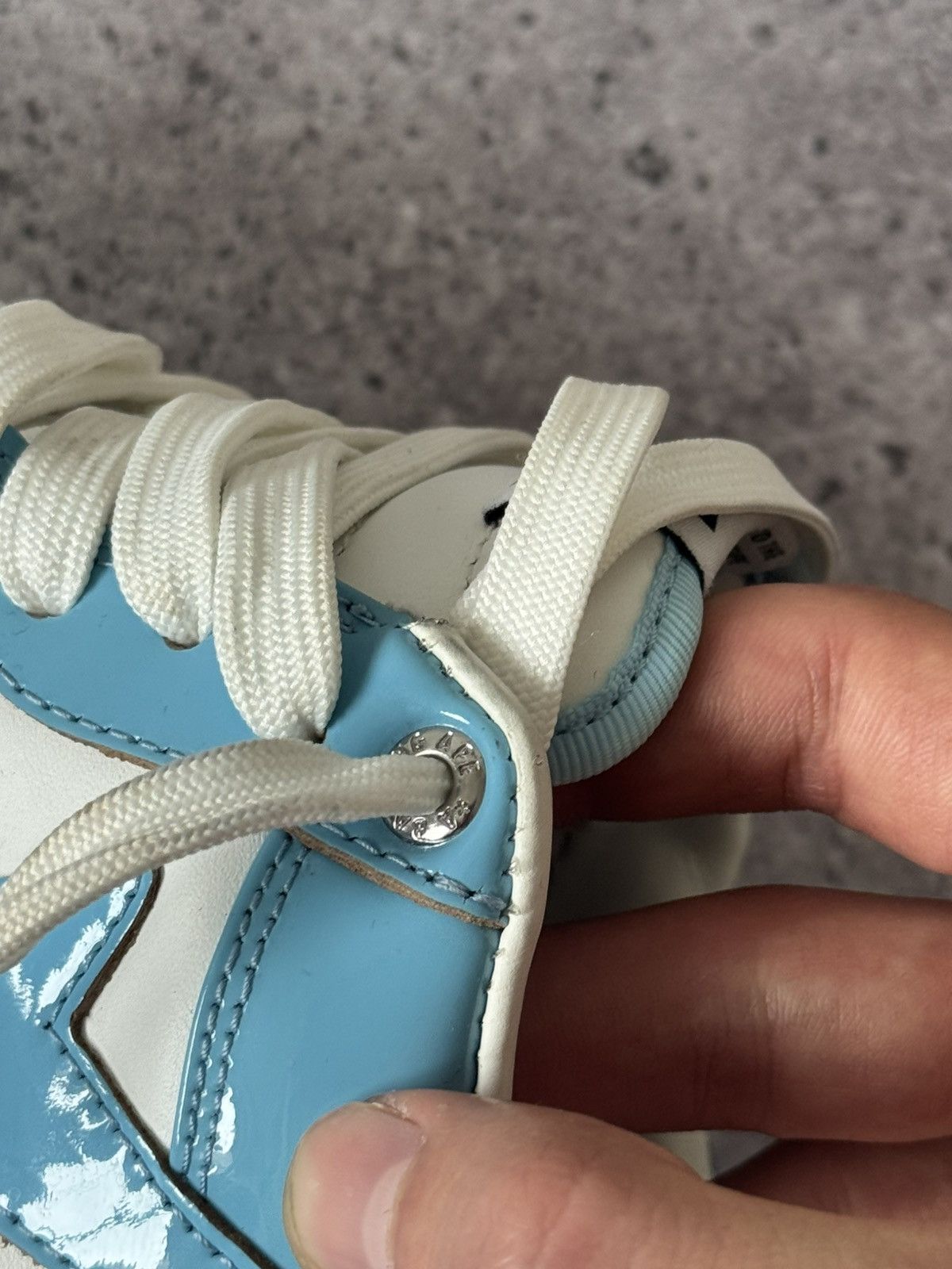 Bape A bathink ape Bape sta snikers shoes mens blue white 8.5 26 Size US 8.5 / EU 41-42 - 14 Thumbnail