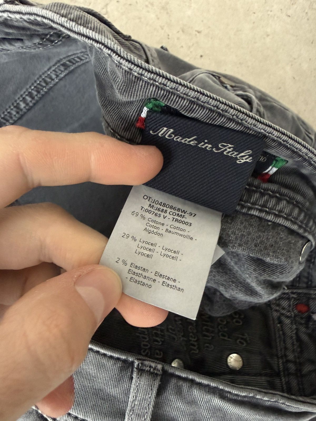 Jacob Cohen Jacob Cohen J688 Comf Luxury Stretch Denim Jeans Size US 36 / EU 52 - 3 Thumbnail