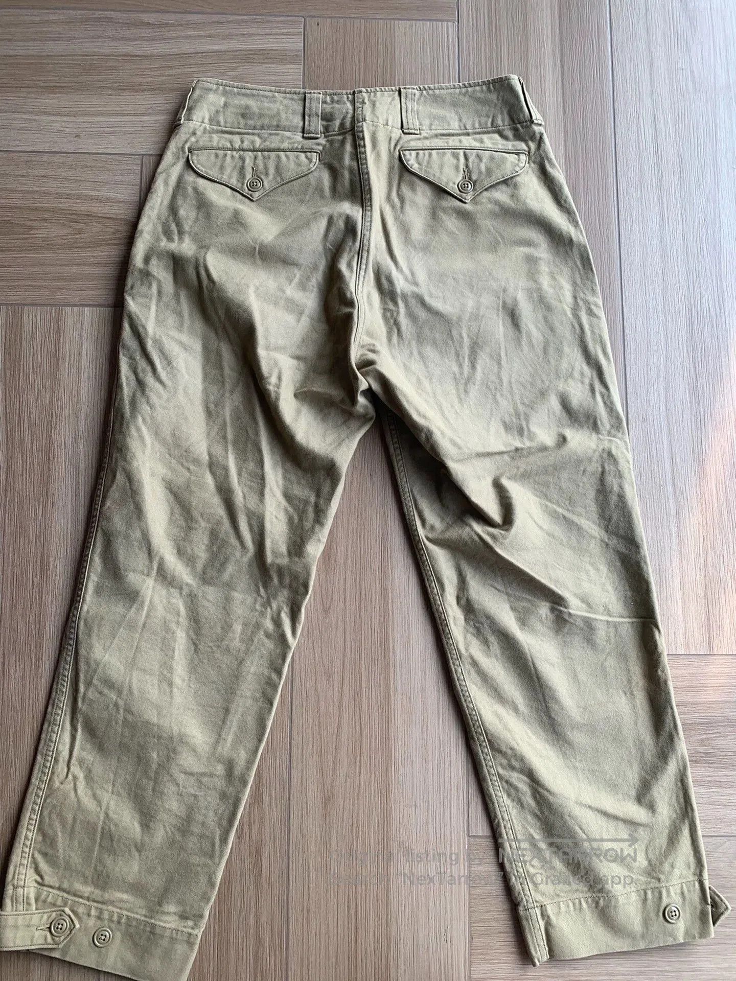 Freewheelers Beige Casual Cargo Pants Size 34. Size US 34 / EU 50 - 2 Thumbnail