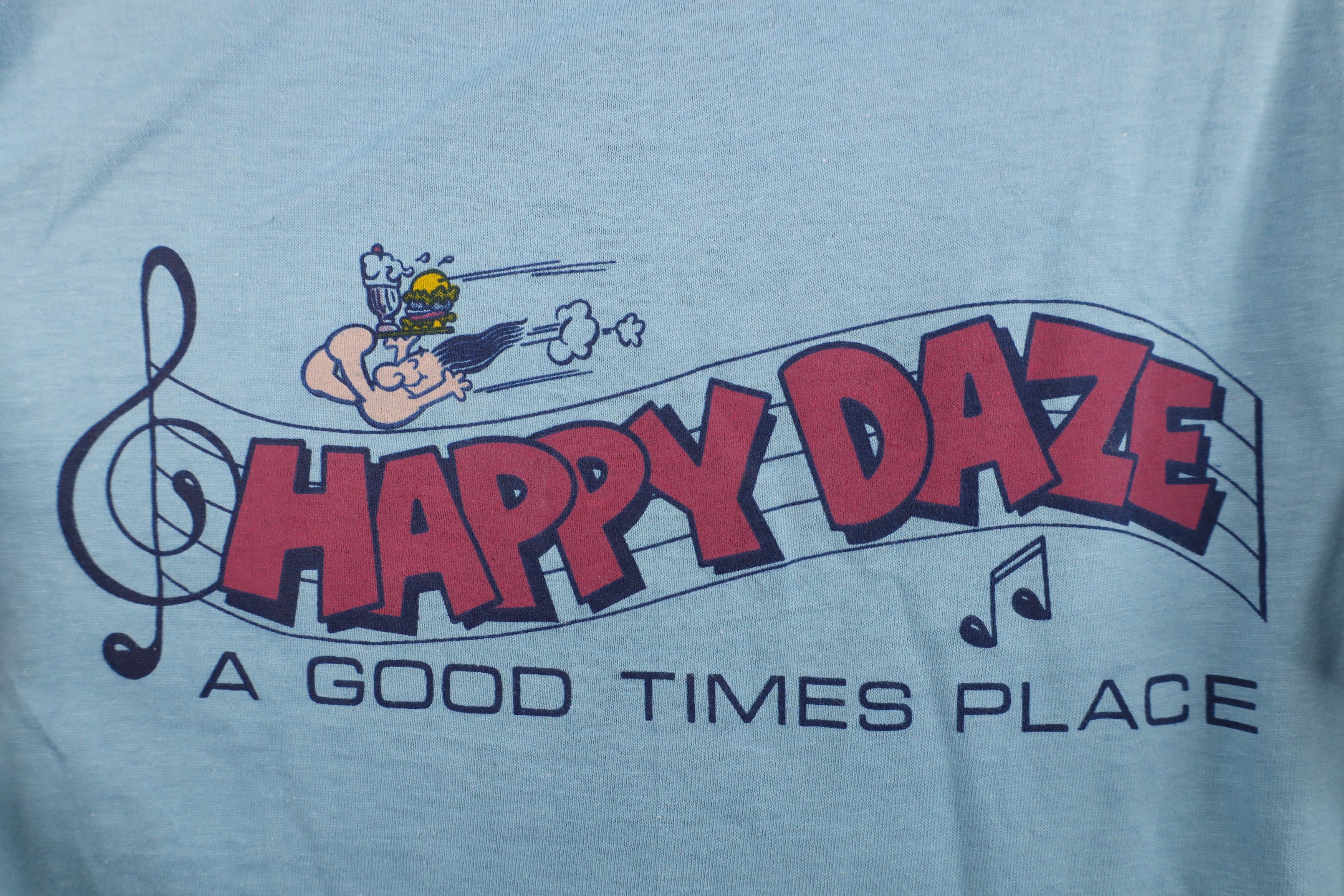 Vintage Vintage 80s Rockabilly Daze A Good Times Place T-Shirt USA Size S / US 4 / IT 40 - 9 Thumbnail