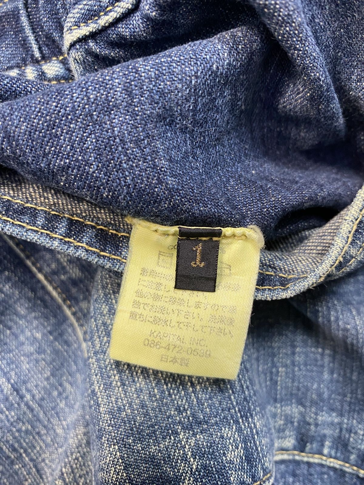 Kapital Kapital All In One Indigo Denim Overall Workwear Size US 32 / EU 48 - 9 Thumbnail