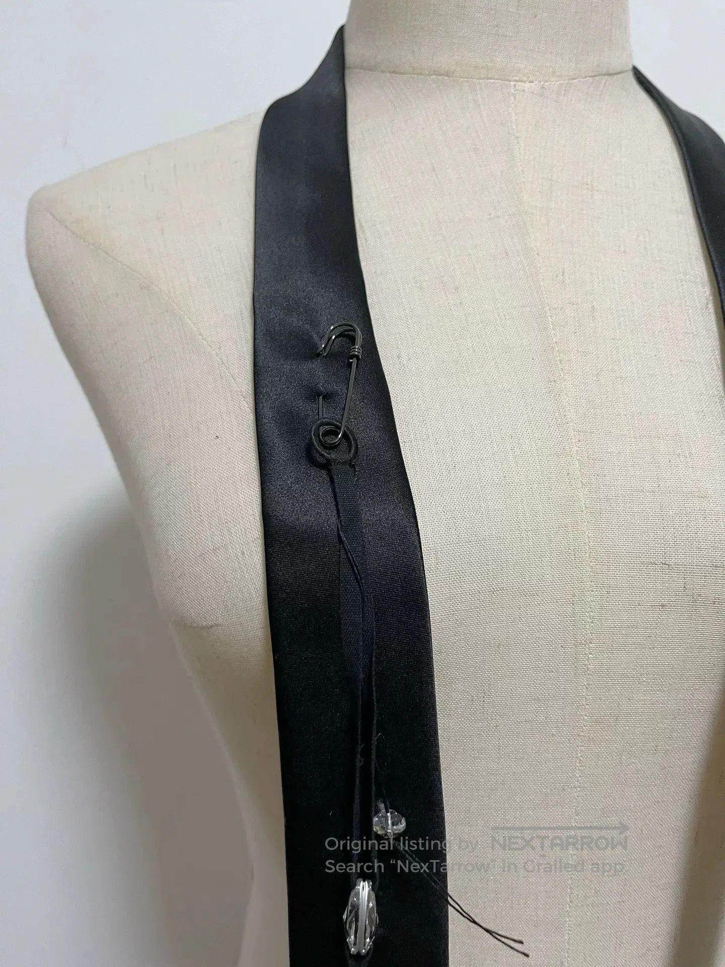 Ann Demeulemeester Ann Demeulemeester Silk Tie. Size ONE SIZE - 5 Thumbnail