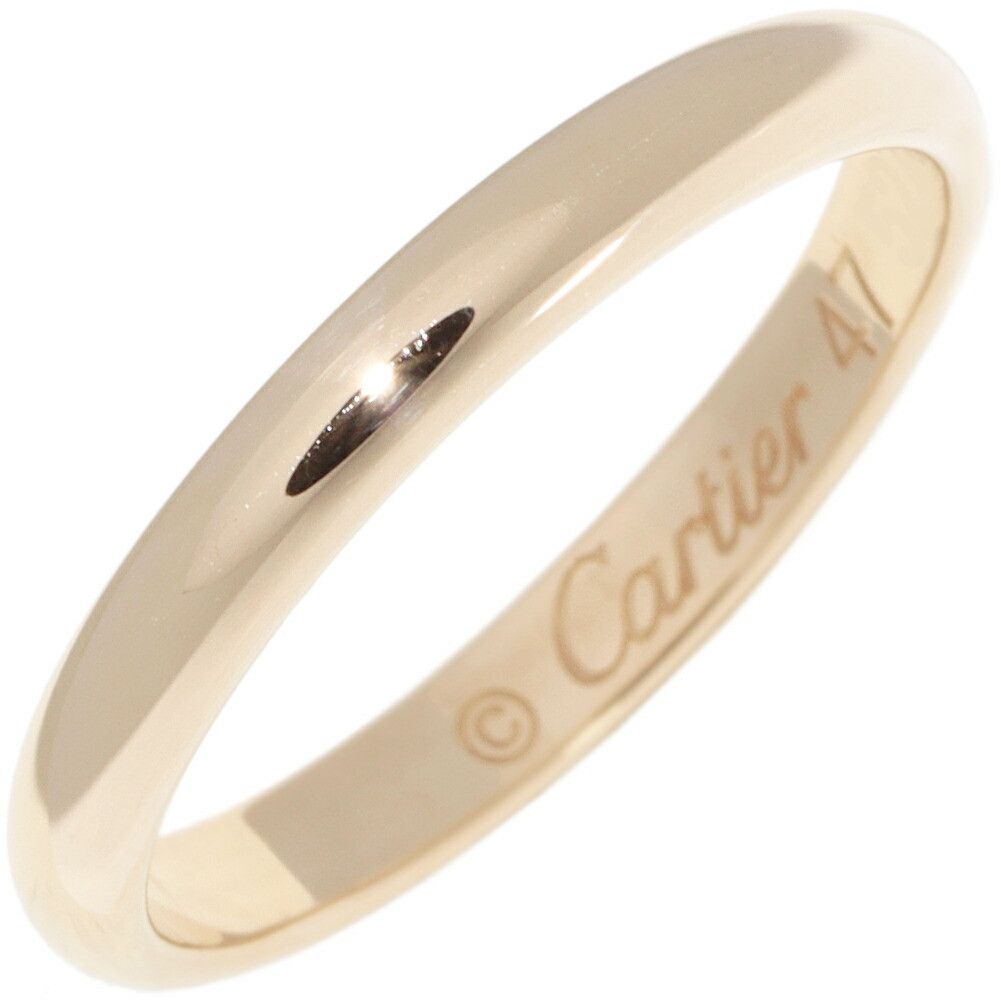 Cartier Cartier Cartier 1895 Wedding Ring Au750 Ring Size 47 Precious Metal Ring B40023 DUTY FREE for USA Size ONE SIZE - 1 Thumbnail