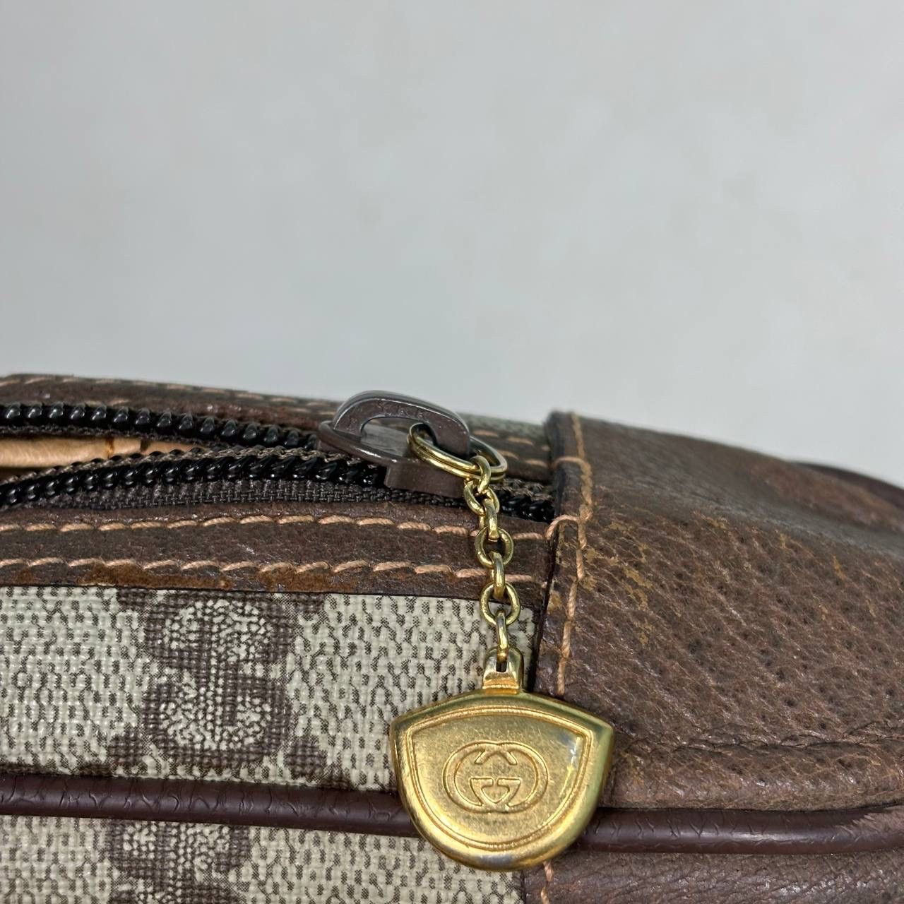 Gucci GUCCI GG PLUS SECOND CLUTCH BAG LEATHER ITALY BEIGE Size ONE SIZE - 12 Thumbnail