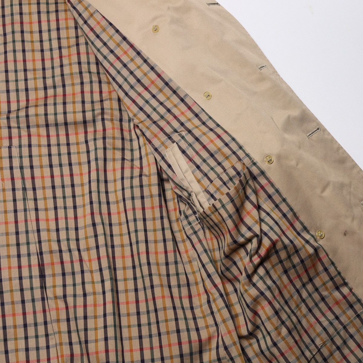 DAKS Daks London Double Breasted Trench Coat Beige Size M / US 6-8 / IT 42-44 - 21 Thumbnail