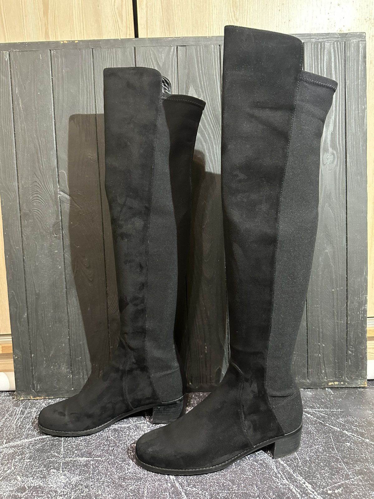 Stuart Weitzman Stuart Weitzman Black Suede Women’s Boots Size 41 Size US 11 / IT 41 - 5 Thumbnail