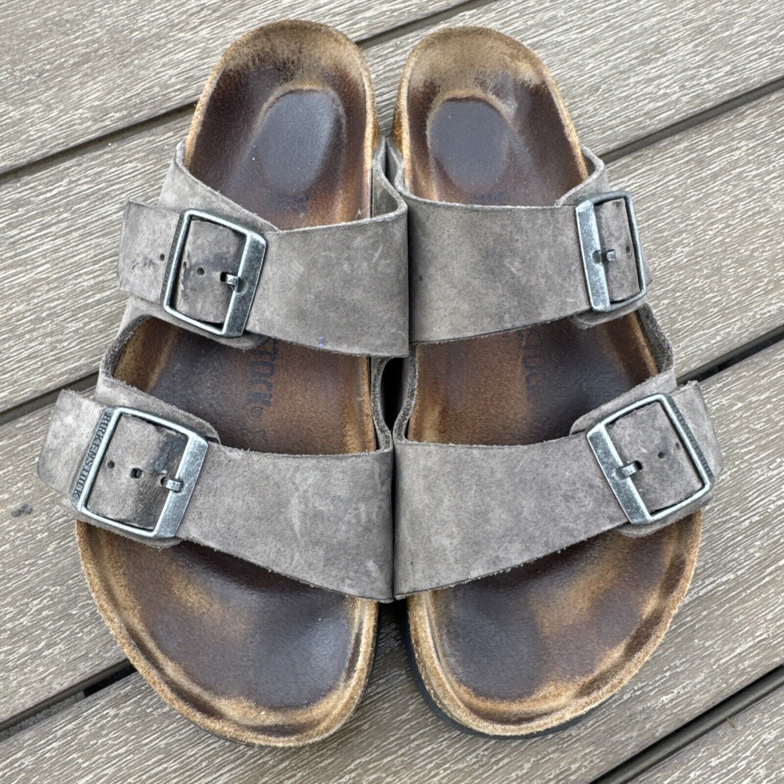 Birkenstock BIRKENSTOCK Soft Footbed ARIZONA Sandals Oiled Brown 39 9 Size US 9 / IT 39 - 2 Thumbnail