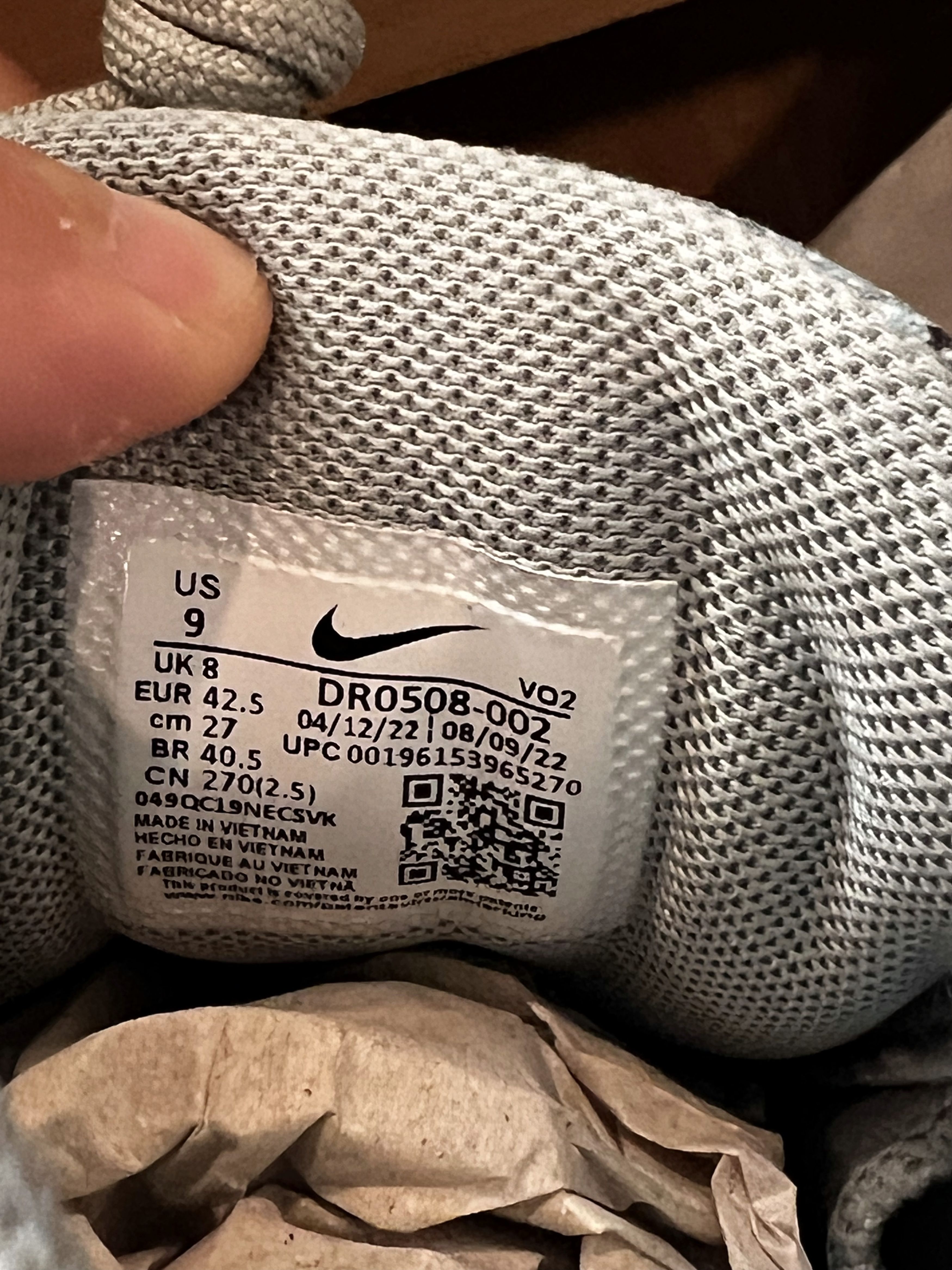 Nike Nike Hot Step Air Terra Drake NOCTA Snakeskin Light Pumice Size US 9 / EU 42 - 6 Thumbnail