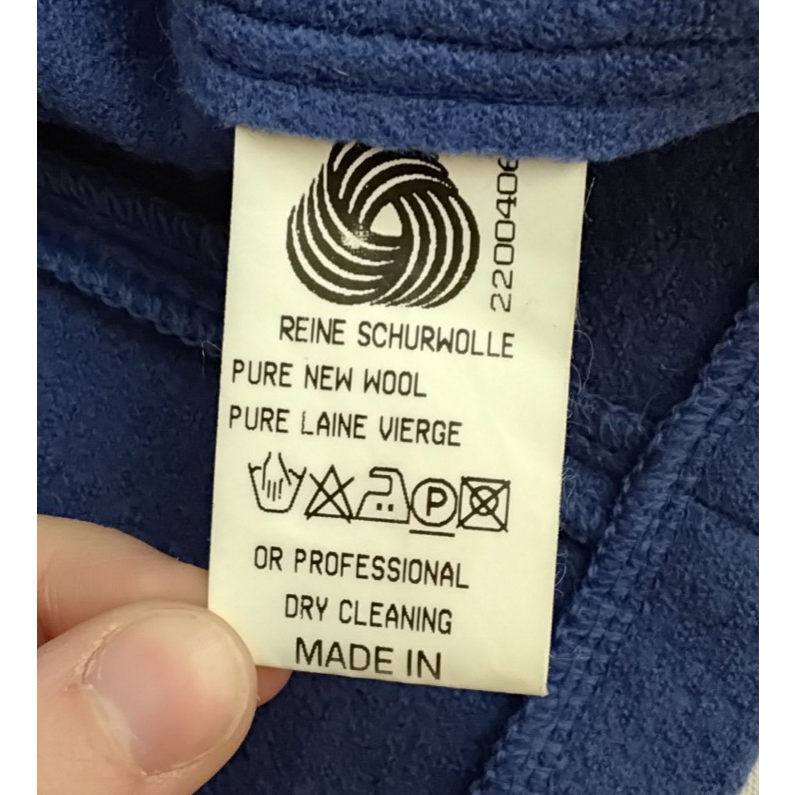 Other Geiger Wool Jacket Women's 36 (S) Royal Blue Made in Austria Size XS / US 0-2 / IT 36-38 - 9 Thumbnail