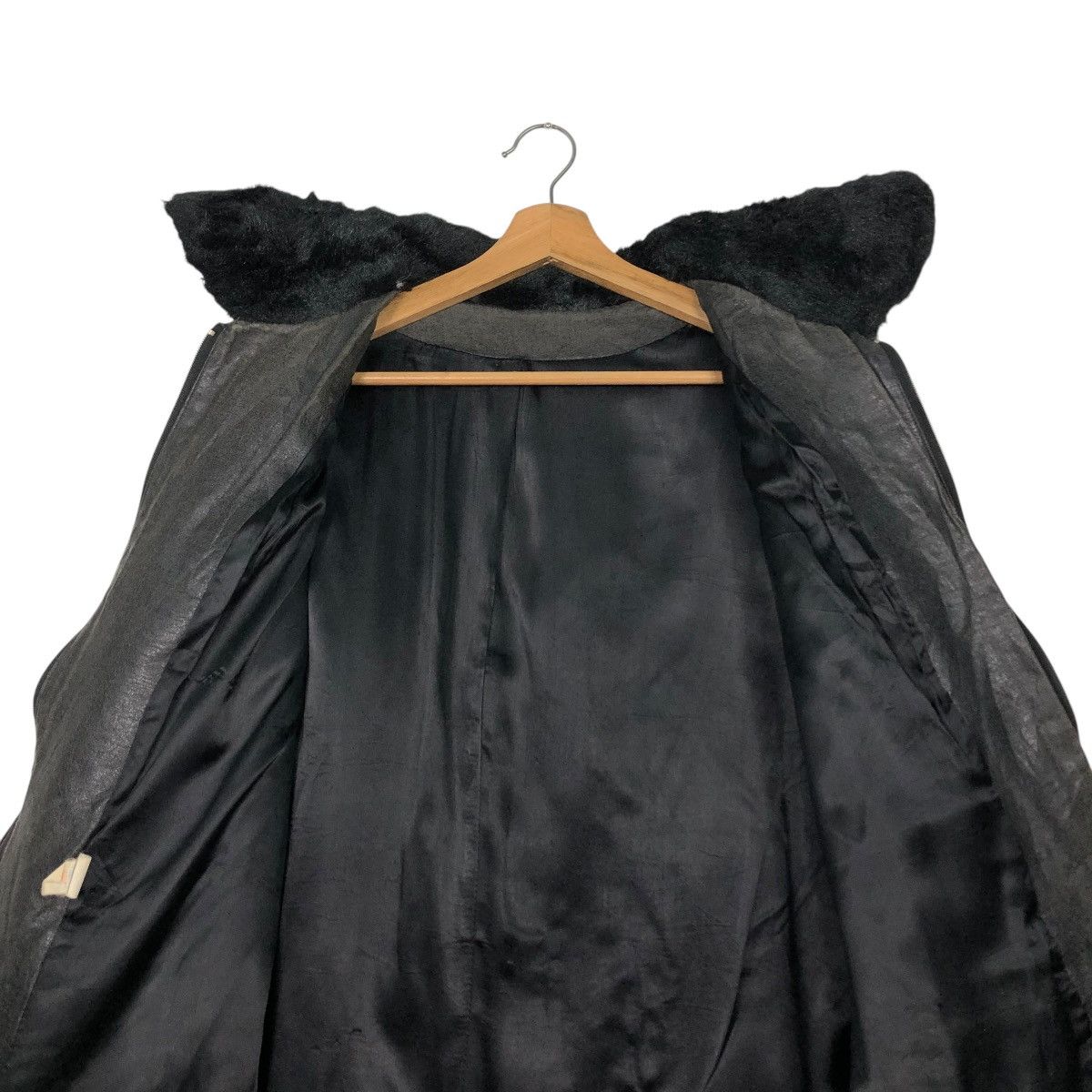 Japanese Brand 🔥VINTAGE GENUINE LEATHER JACKET MINK FUR BLANKET UNBRANDED Size US M / EU 48-50 / 2 - 16 Thumbnail