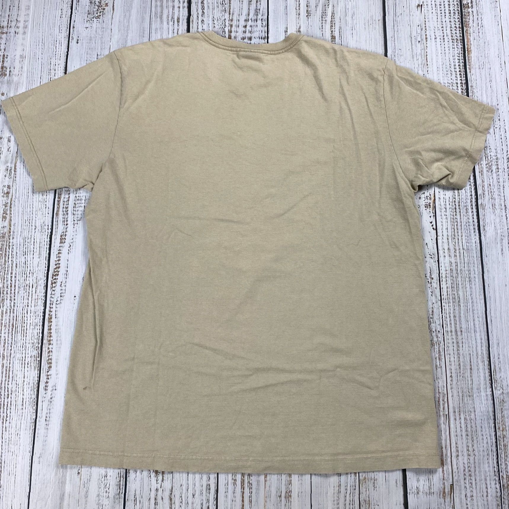 Nautica VINTAGE NAUTICA T-SHIRT MEN'S SHORT SLEEVE CREWNECK SIZE LARGE BEIGE 90s NAUTICAL Size US L / EU 52-54 / 3 - 5 Thumbnail