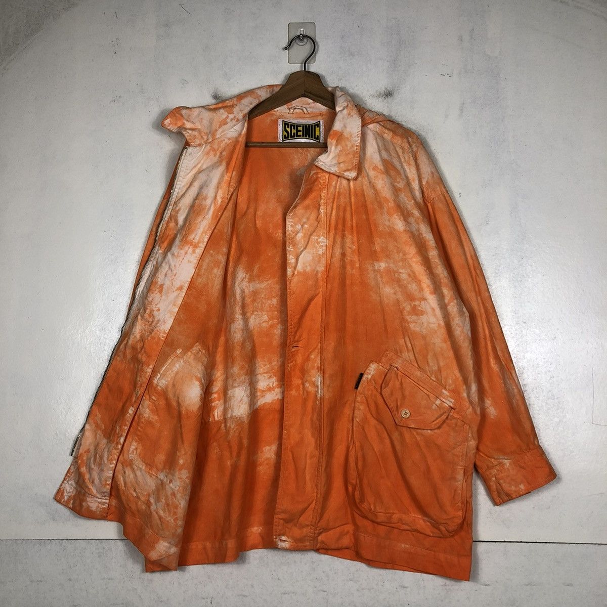Japanese Brand 📌VINTAGE ACID WASH HUNTING JACKET SCEINIC WILD ISSEY MIYAKE Size US L / EU 52-54 / 3 - 13 Thumbnail