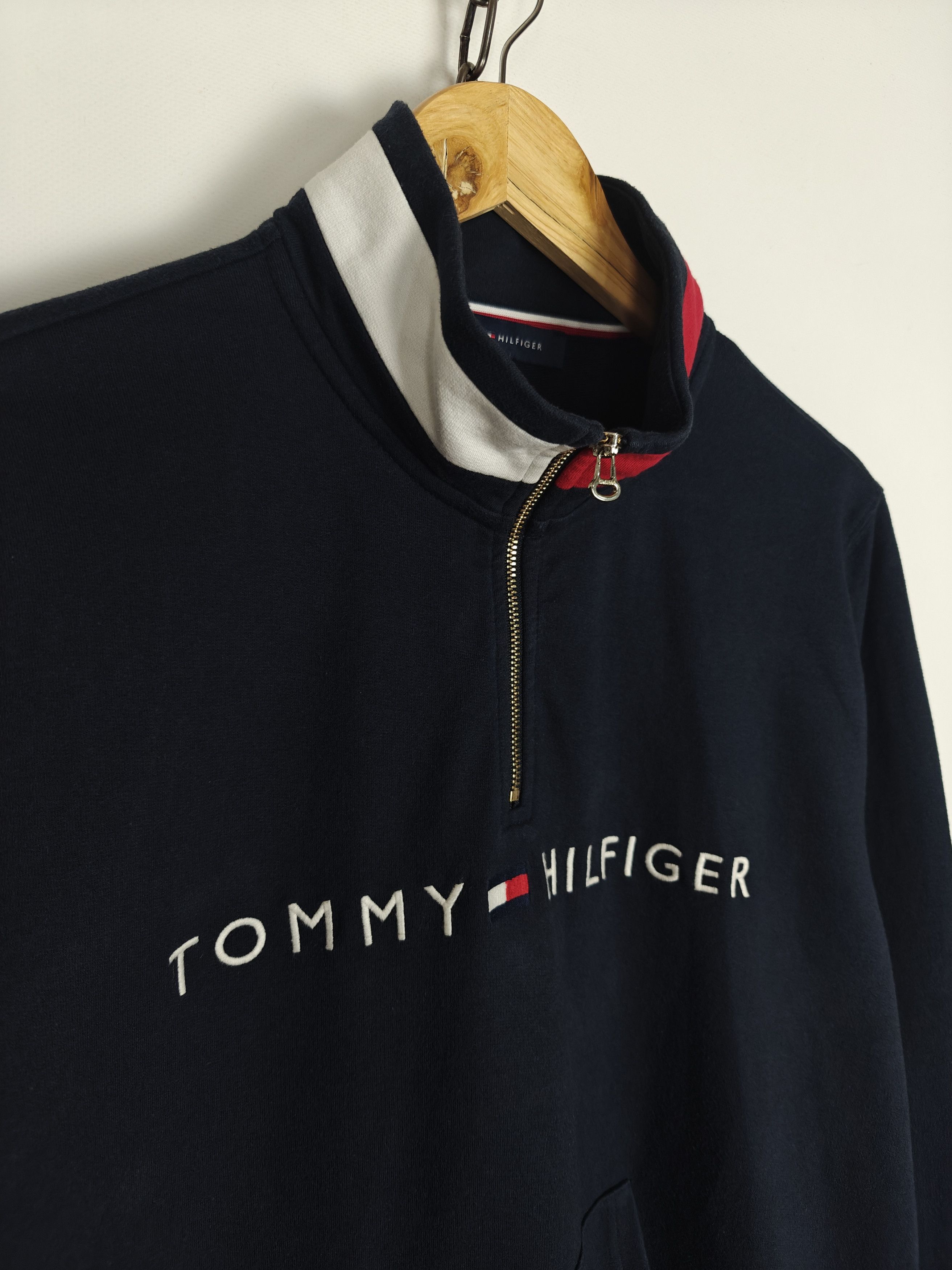 Tommy Hilfiger Tommy Hilfiger Sweatshirt 1/4 Zip Center Logo size S Size US S / EU 44-46 / 1 - 4 Thumbnail