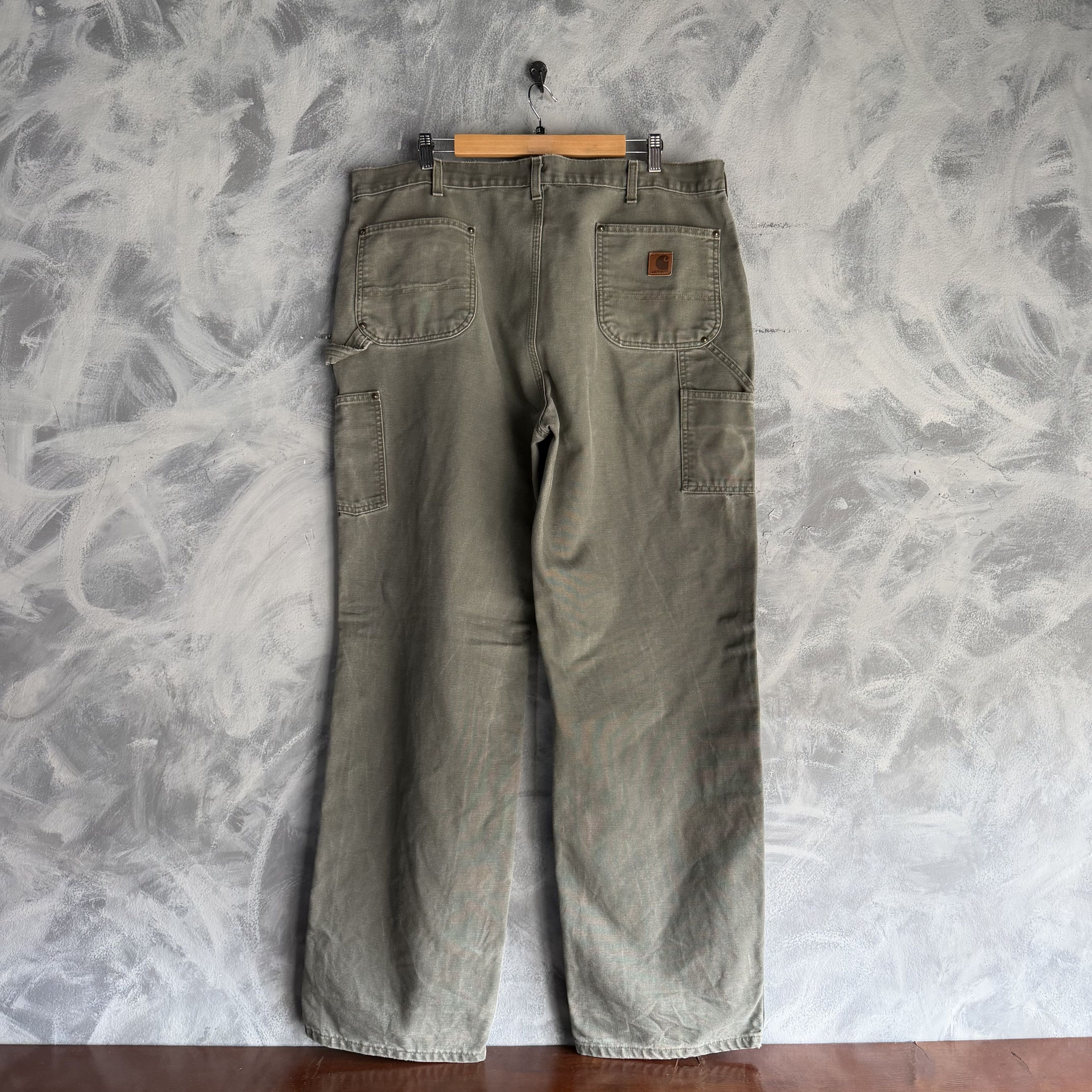 Carhartt Vtg Carhartt Double Knee Pants Mens (40x32) Faded B136 MOS Size US 40 / EU 56 - 6 Thumbnail