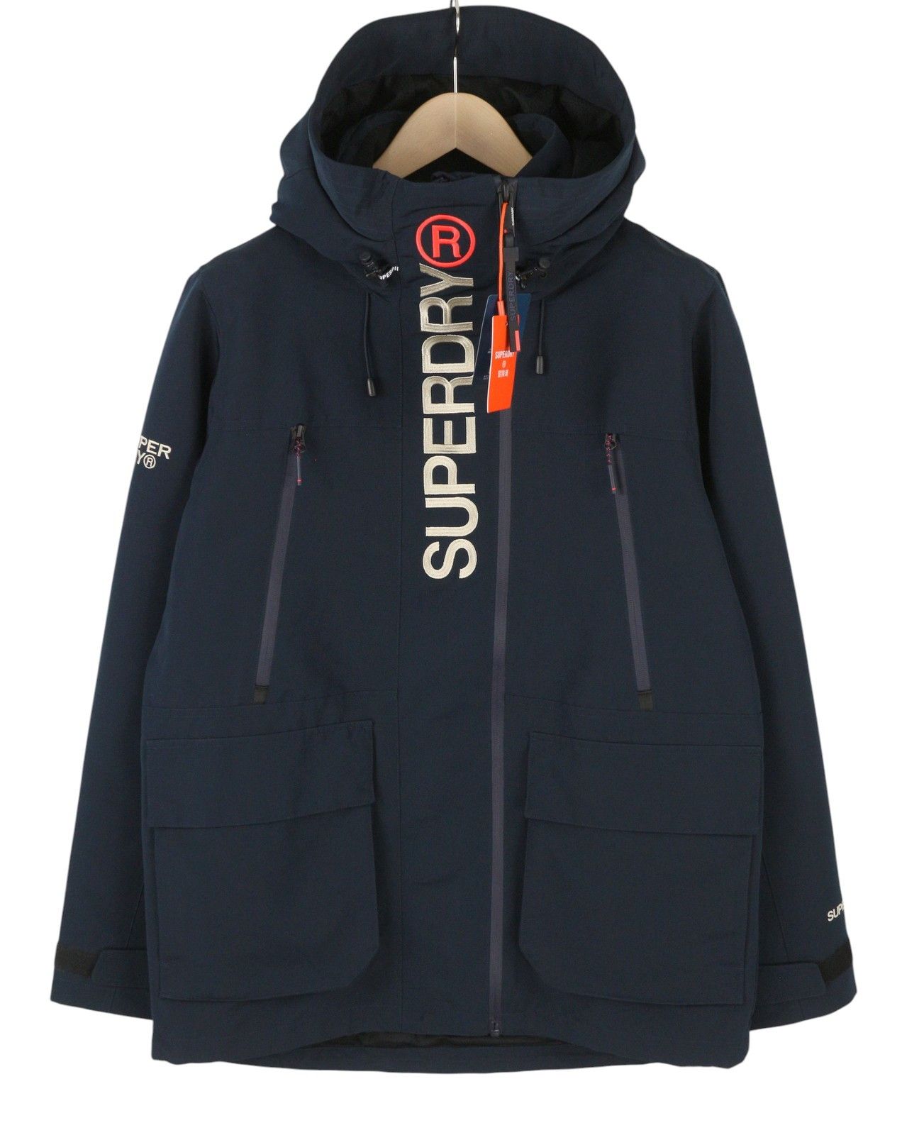 Superdry Windbreaker M Blue Full Zip Light 87145 Size US M / EU 48-50 / 2 - 1 Thumbnail
