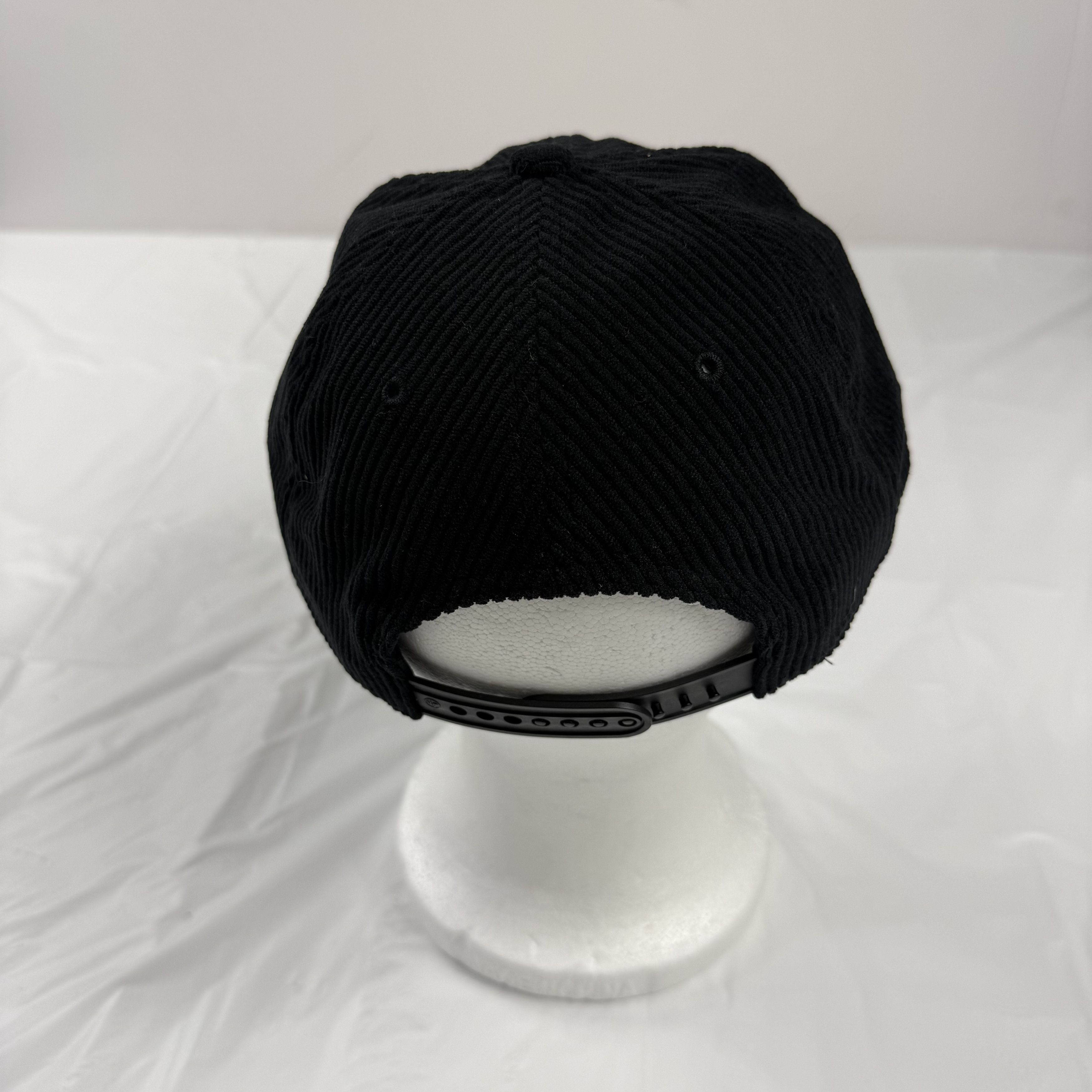 Huf HUF x 47 Brand Black Corduroy Snapback Hat Size ONE SIZE - 3 Thumbnail