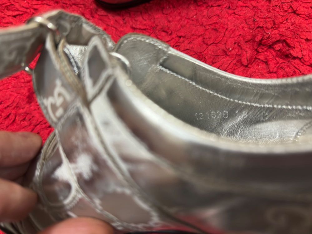 Gucci Gucci Vintage Monogram Old Mirror Leather Shoes Size US 8 / IT 38 - 9 Thumbnail