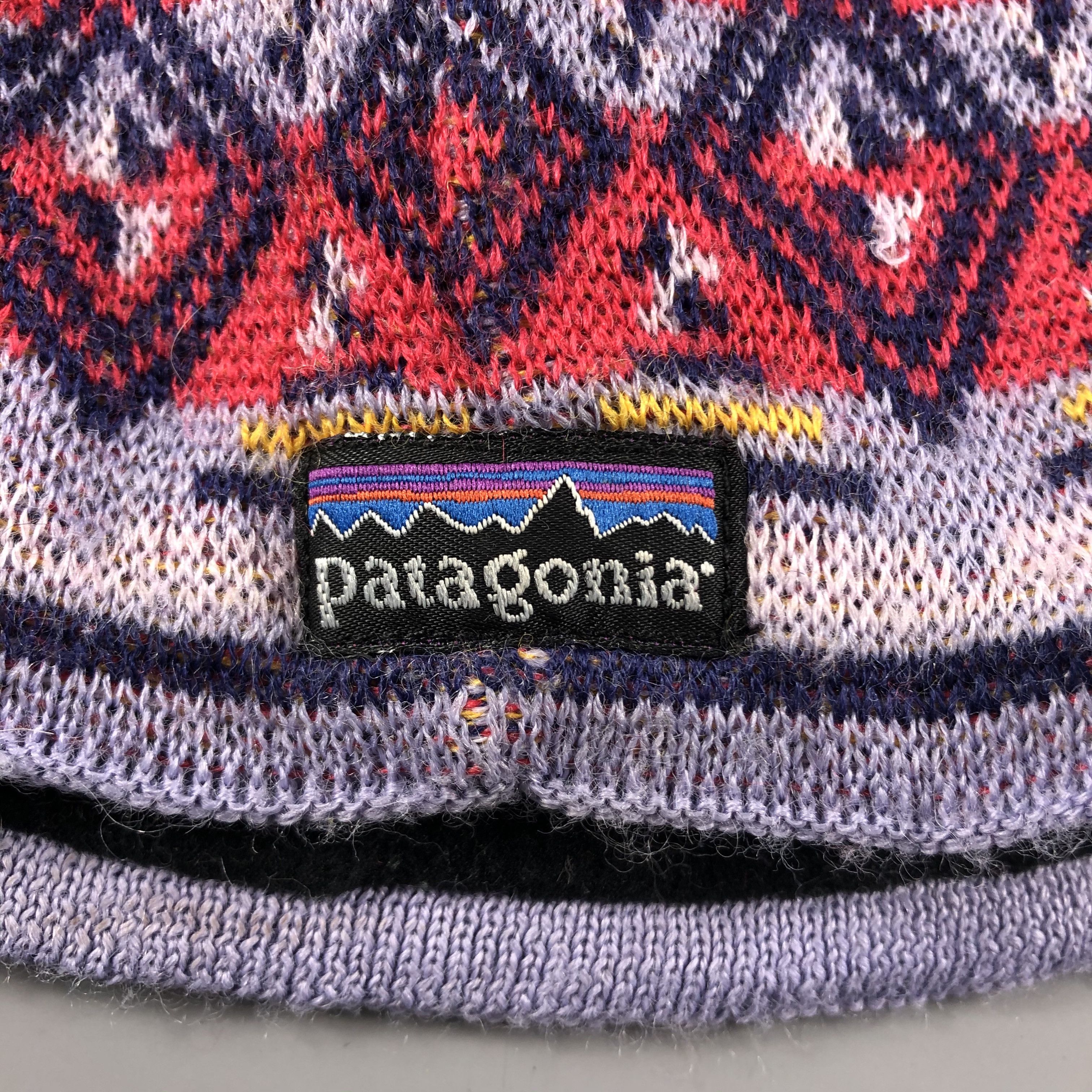 Patagonia × Vintage Patagonia Fair Isle Beanie Snow Hat Snow Cap -D402 Size ONE SIZE - 5 Thumbnail