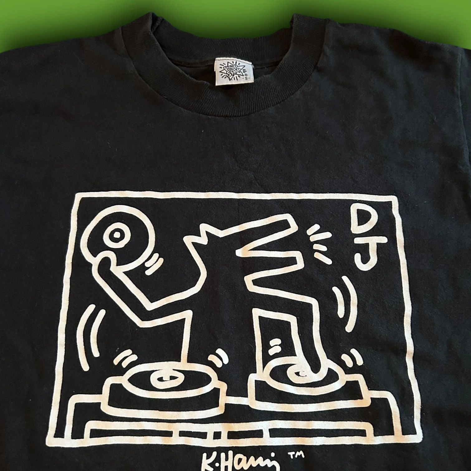 Keith Haring Vintage 90s Keith Haring Pop Shop T Shirt Size US S / EU 44-46 / 1 - 3 Thumbnail