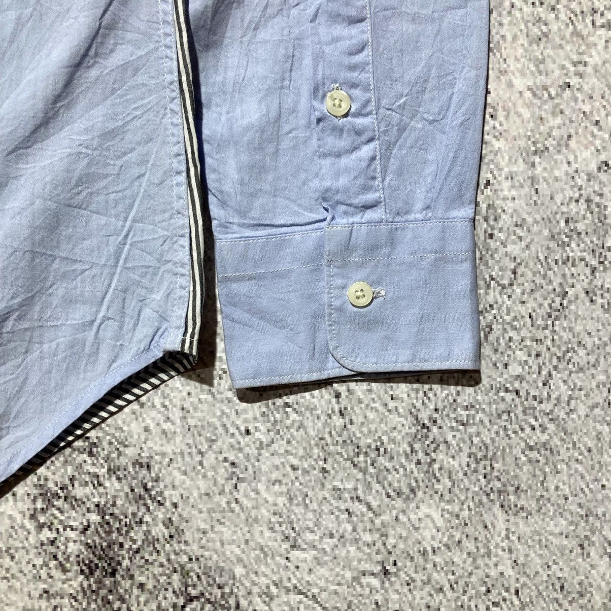 Japanese Brand 2000s Semanticdesign Stripe Pattern Shirt CDG Style Designer Size US M / EU 48-50 / 2 - 11 Thumbnail