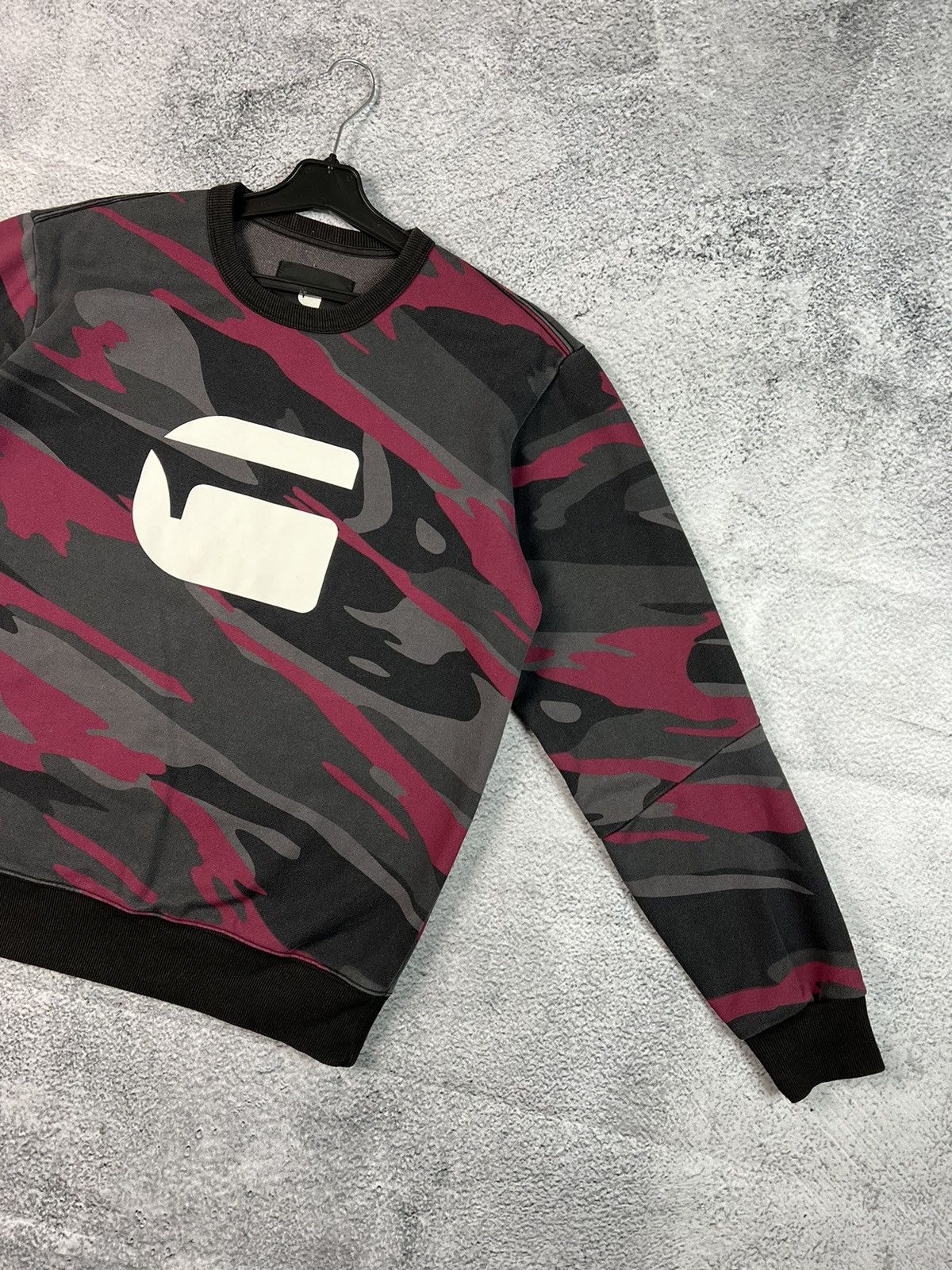 Designer × G-Star G star Raw camouflage sweatshirt big logo Size US M / EU 48-50 / 2 - 3 Thumbnail