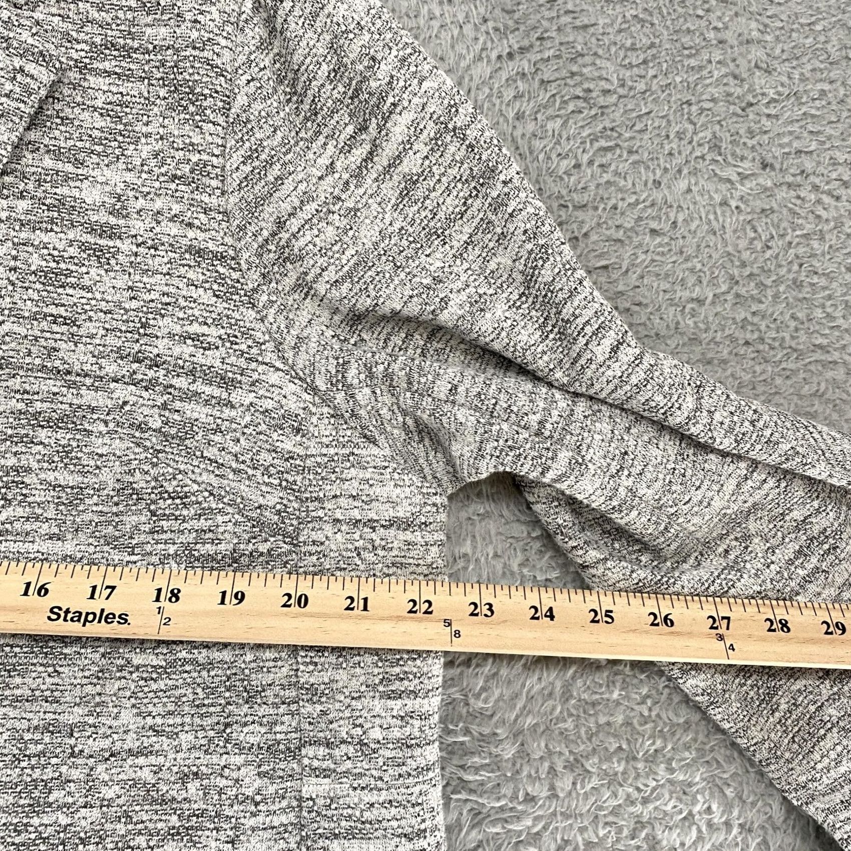 Torrid Torrid Gray Knit Blazer Jacket Womens 2X Longline Office Work Coat Pockets Size XXL / US 16-18 / IT 52-54 - 6 Thumbnail