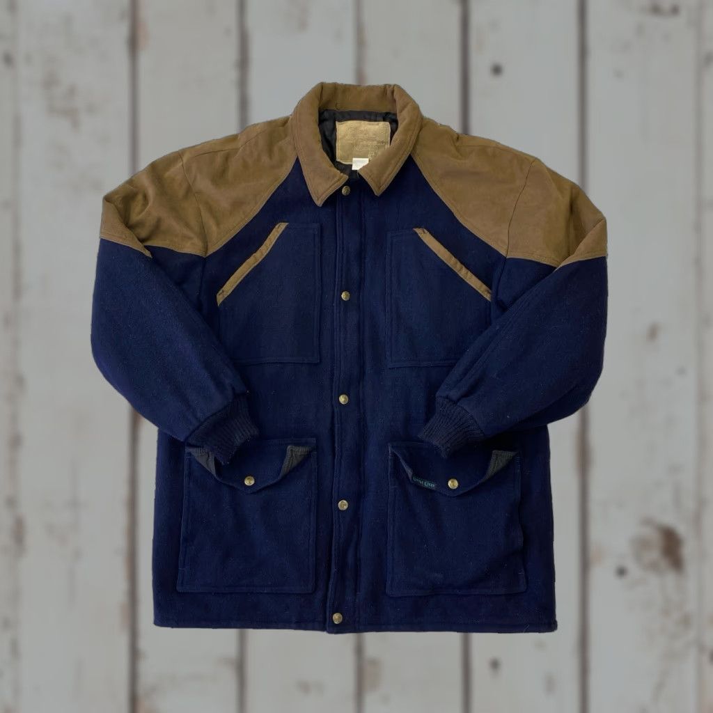 Vintage Cripple Creek Jacket Mens Medium Blue Wool Zip Quilt Lined Size Medium Size US M / EU 48-50 / 2 - 1 Thumbnail