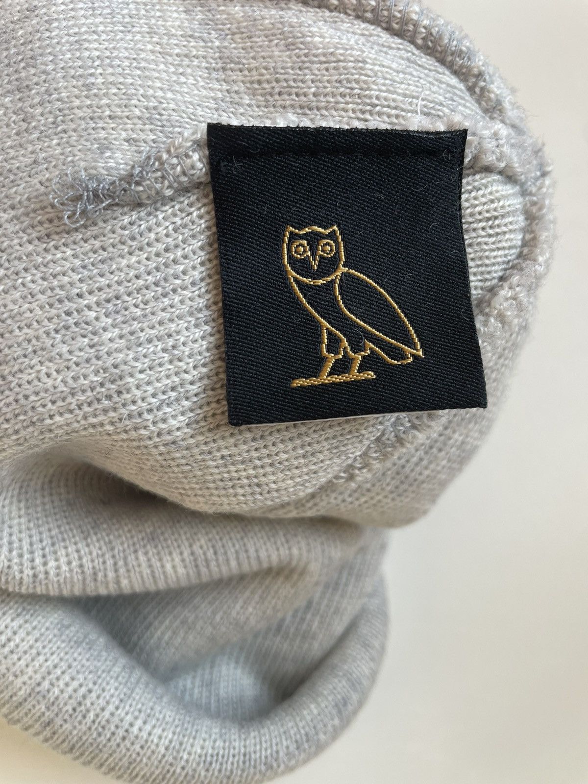 October's Very Own OVO OWL BADGE WOOL BEANIE Size ONE SIZE - 5 Thumbnail