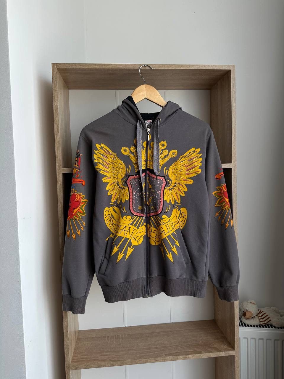 Christian Audigier × Ed Hardy × Vintage Vintage Ed Hardy Christian Audigier Hoodie Size US S / EU 44-46 / 1 - 5 Thumbnail
