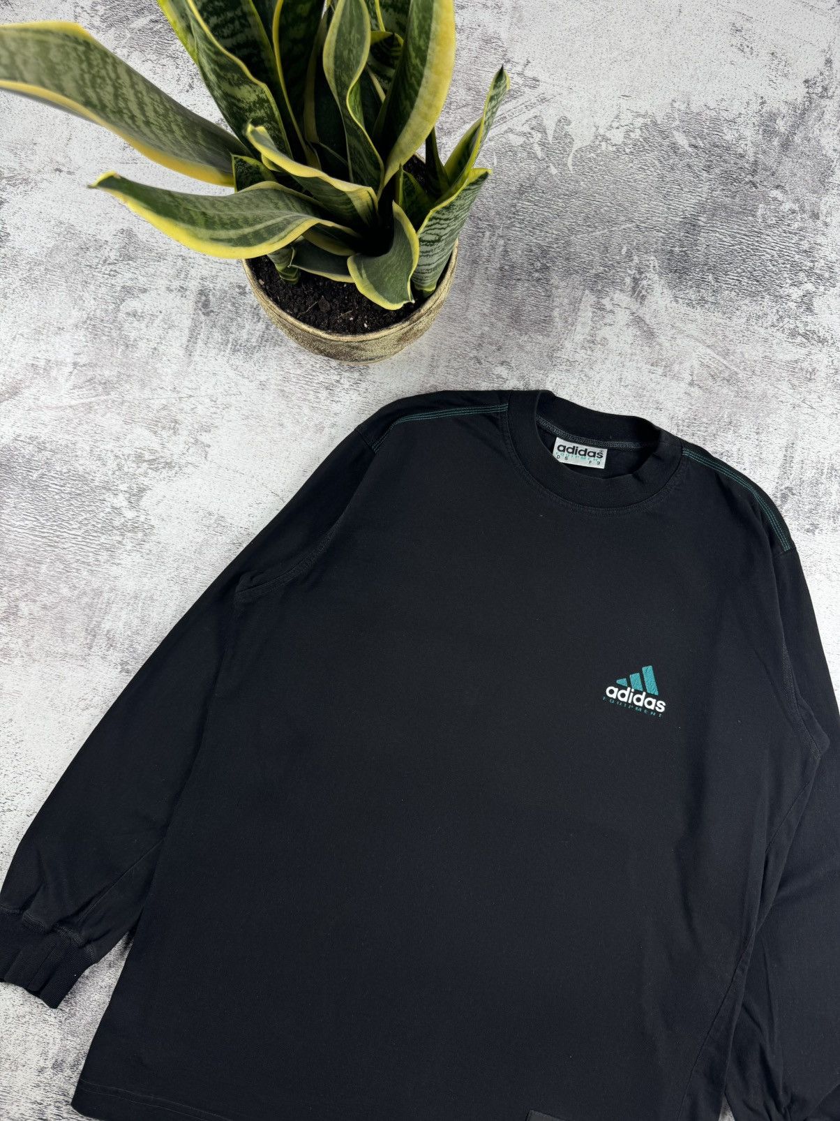 Adidas Adidas Equipment D5 F3 Basic Longsleeve Pullover Sweatshirt Size US M / EU 48-50 / 2 - 4 Thumbnail