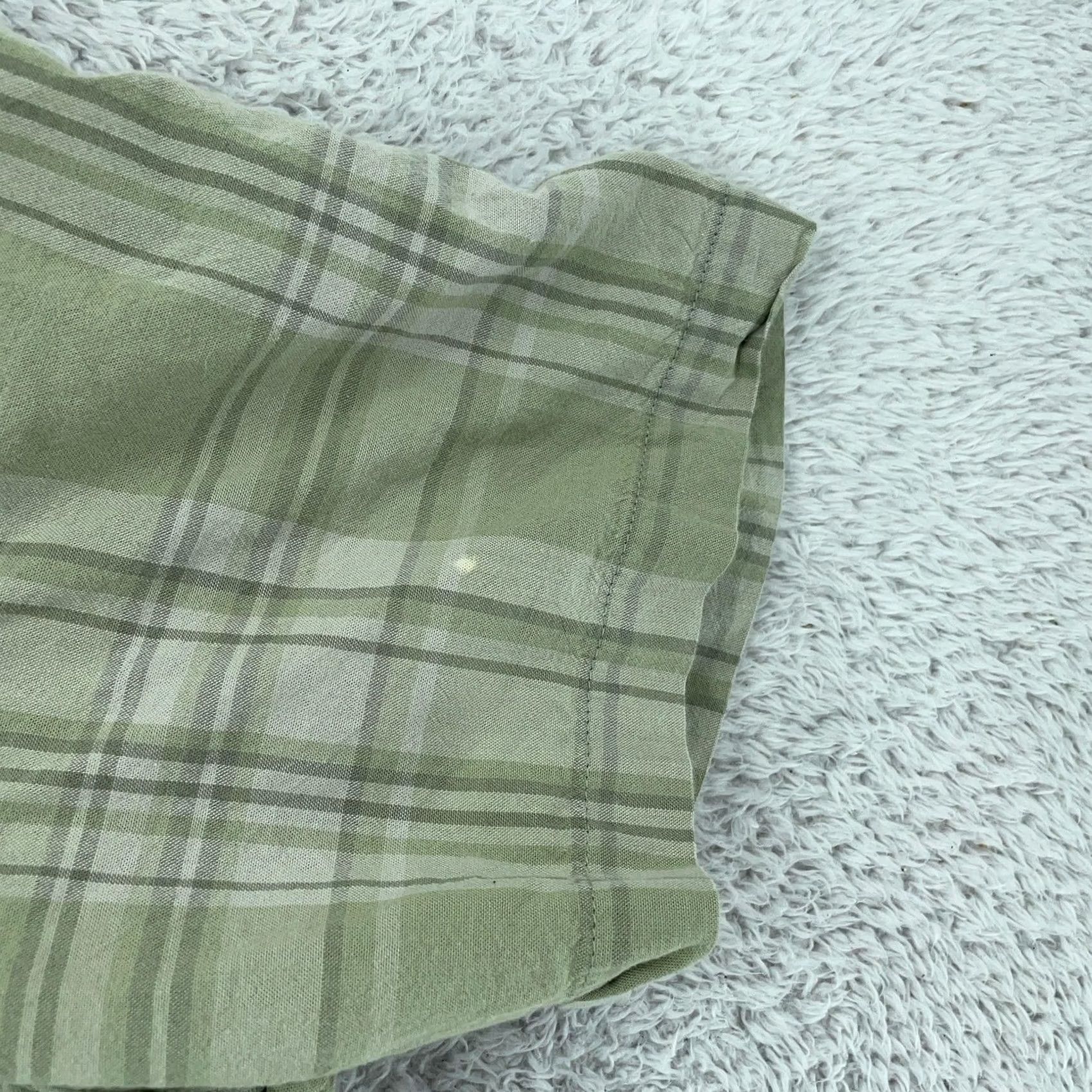 Carhartt Carhartt Work Shirt Green Plaid Short Sleeve Button Down XL Loose Fit Size US XL / EU 56 / 4 - 4 Thumbnail