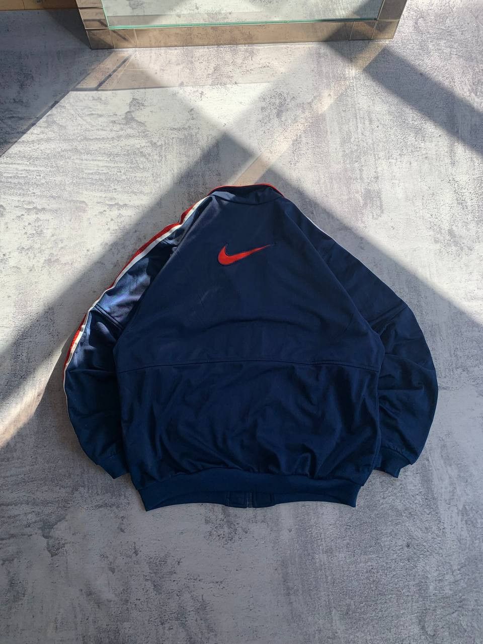 Nike Vintage Nike Track Jacket 00s Swoosh Y2K Striped Size US L / EU 52-54 / 3 - 2 Thumbnail