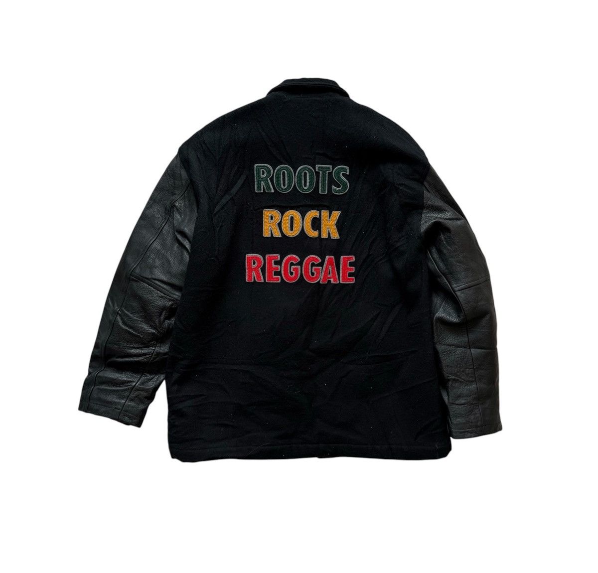 Bob Marley × Japanese Brand Rare vintage Abahouse roots rock reggae varsity jacket Size US M / EU 48-50 / 2 - 1 Thumbnail