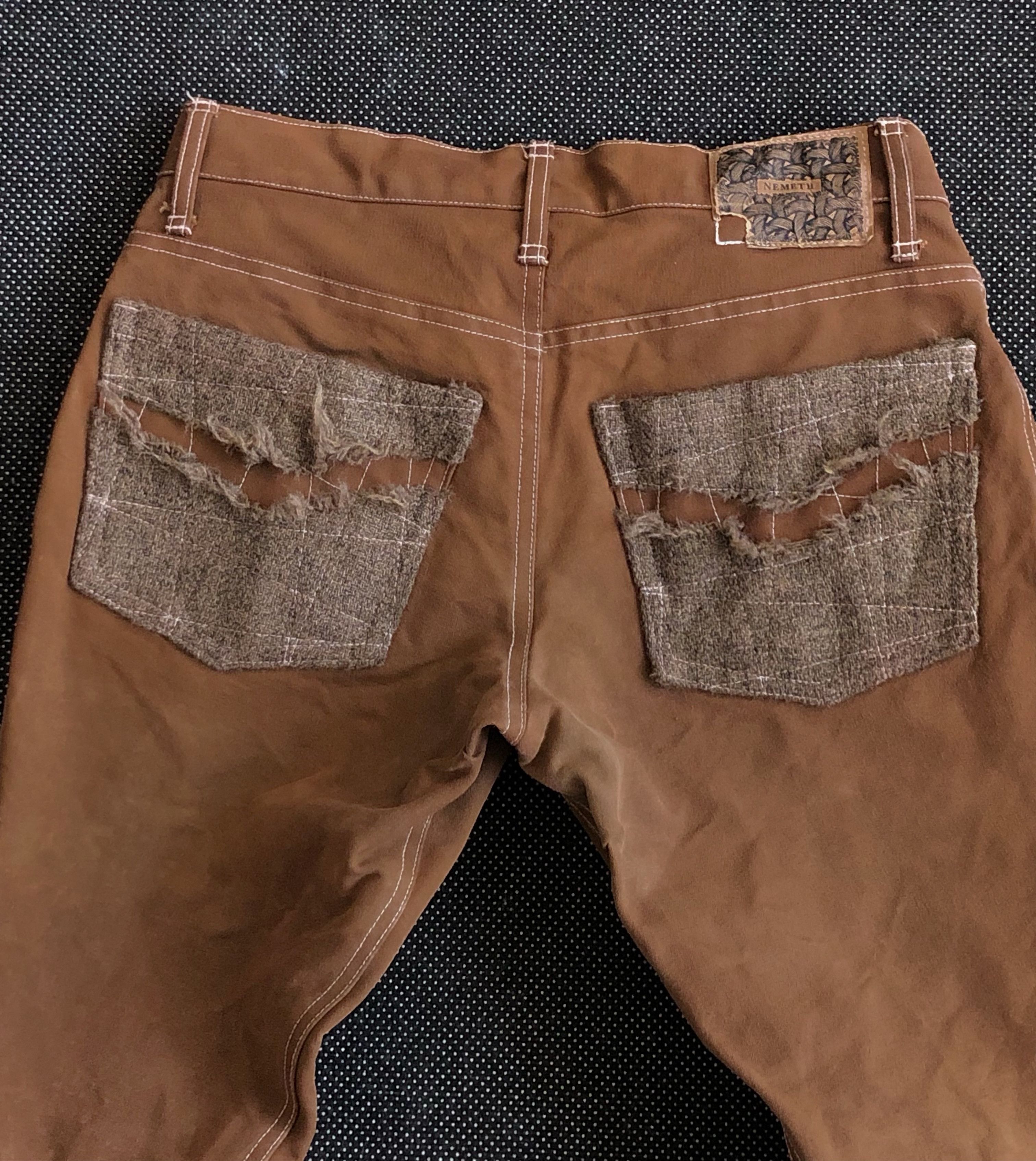 Christopher Nemeth RARE🔥VINTAGE 90’S HARD DUCK CANVAS 3/4 PANTS Size US 30 / EU 46 - 11 Thumbnail
