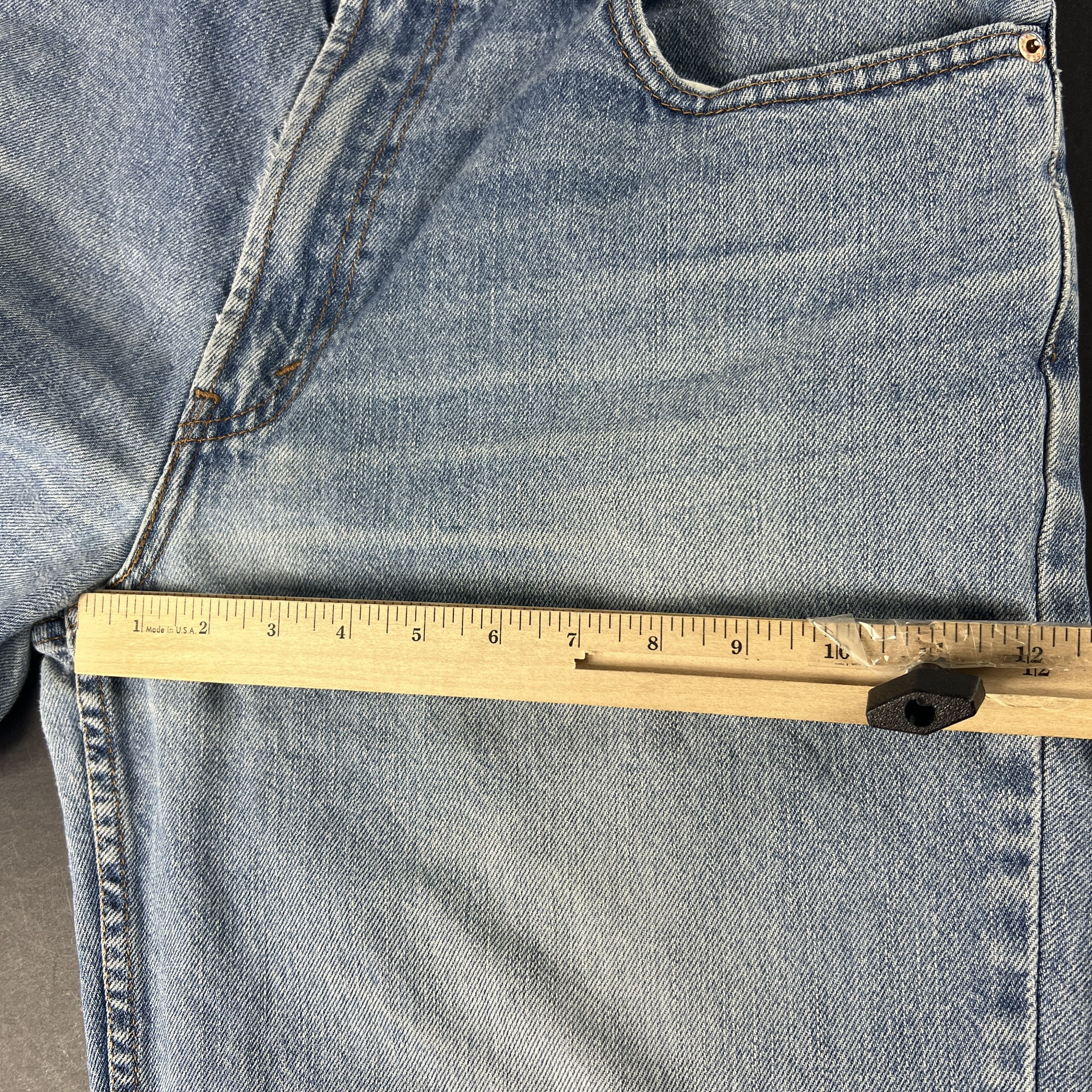 Levi's × Vintage Y2K Levi's Jeans 560 Loose Tapered Blue Faded Cotton Denim Size US 34 / EU 50 - 21 Thumbnail
