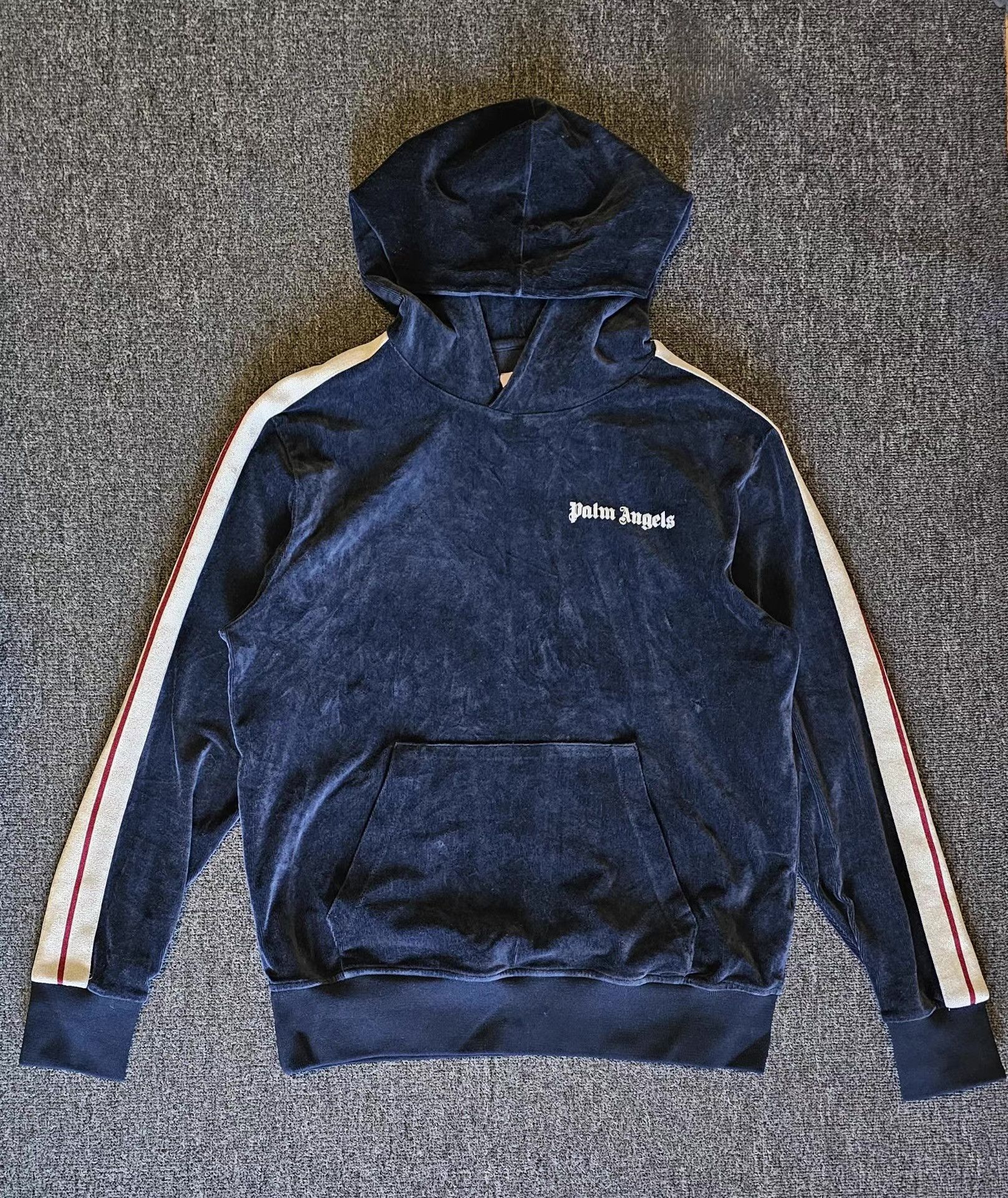 Palm Angels Palm Angels velvet hoodie Size US M / EU 48-50 / 2 - 1 Thumbnail
