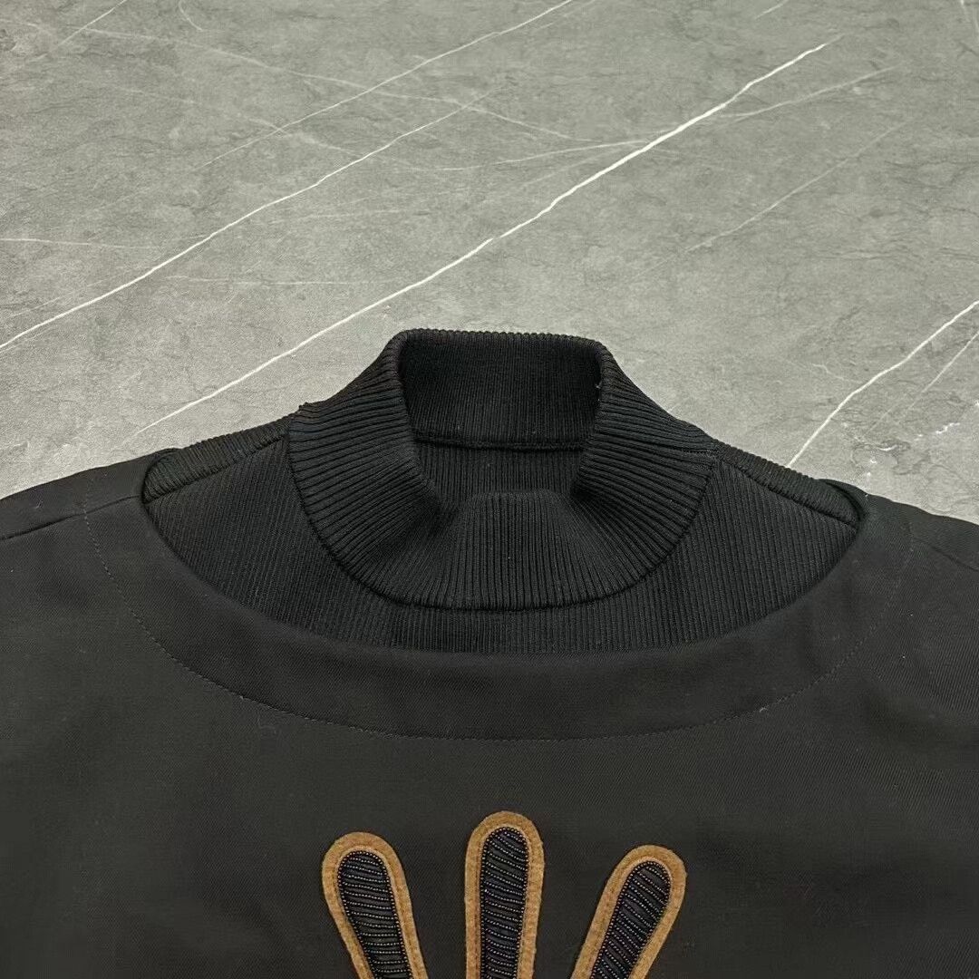 Dior Dior Travis Scott Black Embroidered Sweatshirt Size US S / EU 44-46 / 1 - 4 Thumbnail