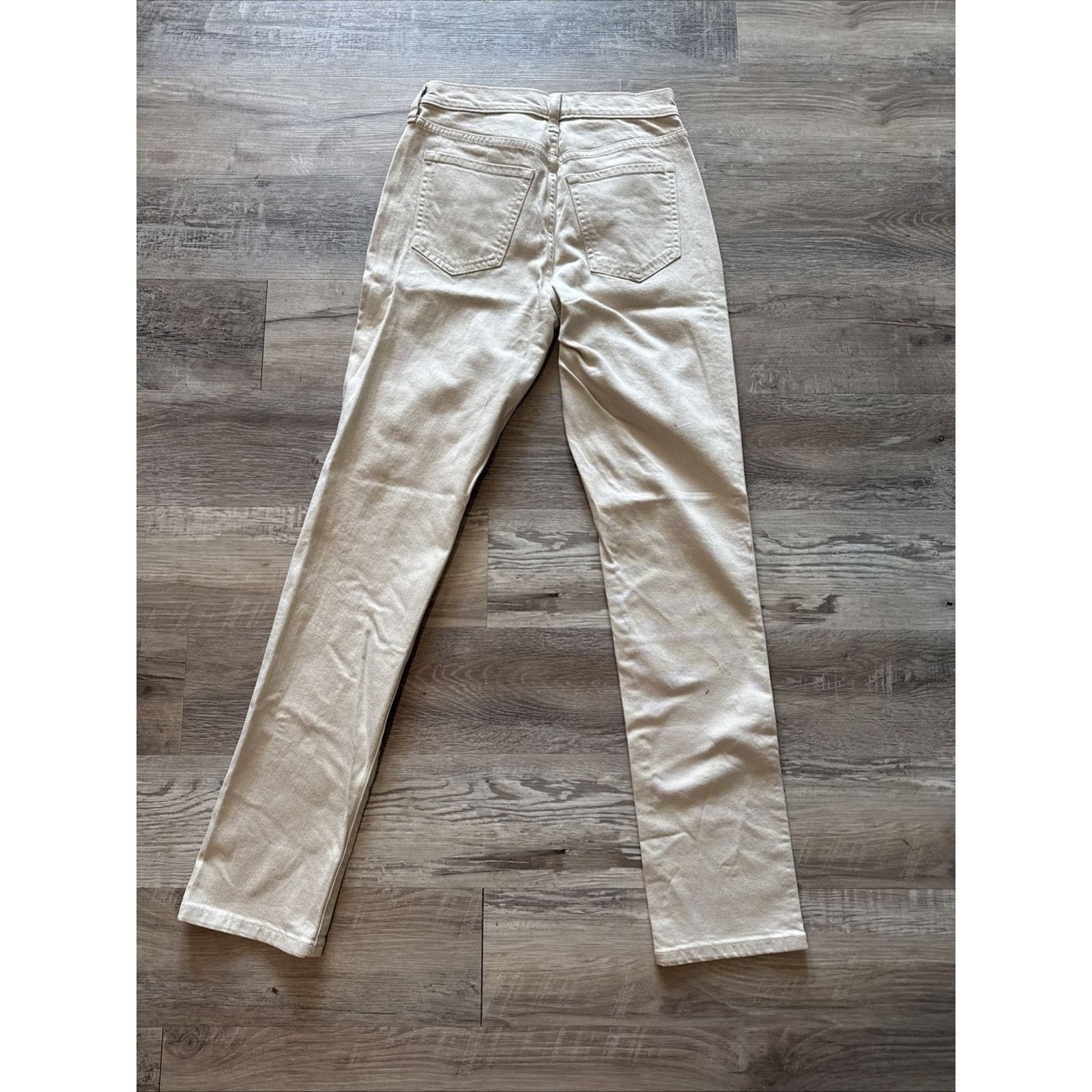 Banana Republic Banana Republic Women 24/00 TALL Beige High Rise Straight Size 24" / US 00 / IT 34 - 8 Thumbnail
