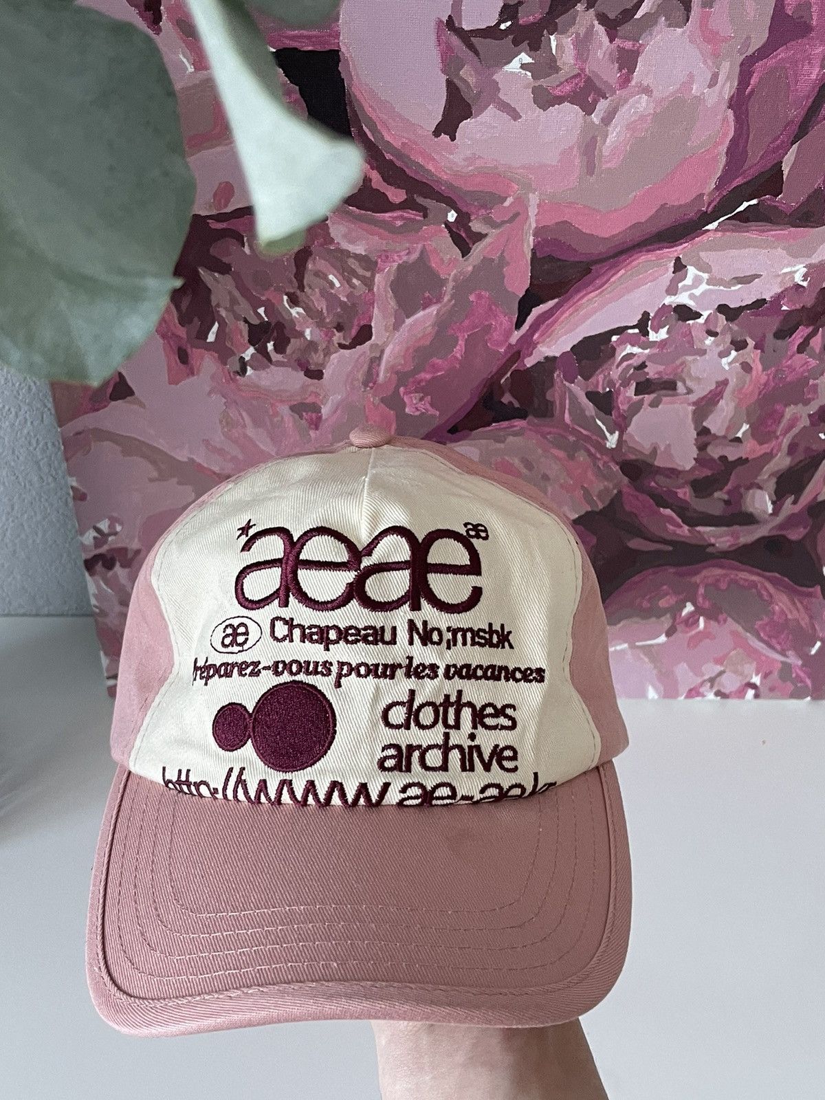 Designer × Japanese Brand × Other AEAE Hat Cap Pink Archive Style BB VERY RARE Size ONE SIZE - 3 Thumbnail