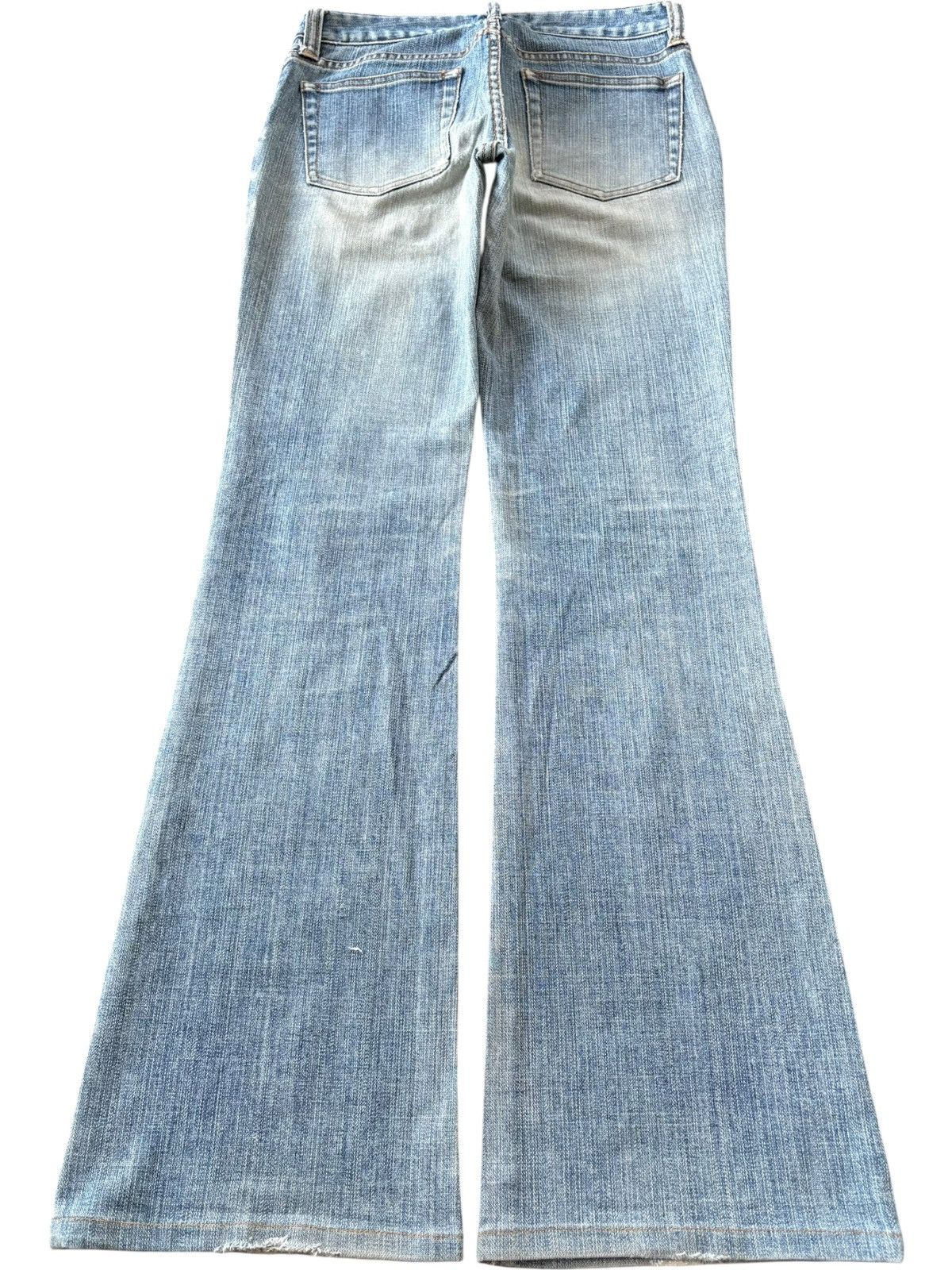 Uniqlo Vintage Japanese Uniqlo Mud Wash Baker Flare Jeans Size 28" / US 6 / IT 42 - 2 Thumbnail