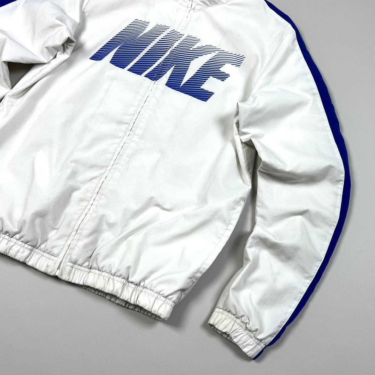 Nike × Vintage Vintage Nike Big Logo Nylon Y2K Zip Track Jacket Size M Size US S / EU 44-46 / 1 - 8 Thumbnail