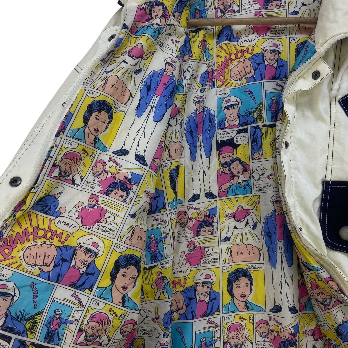Japanese Brand × Vintage Pink Turn Stylish Street Fashion Loose Puffer Bomber Jacket Size US S / EU 44-46 / 1 - 16 Thumbnail