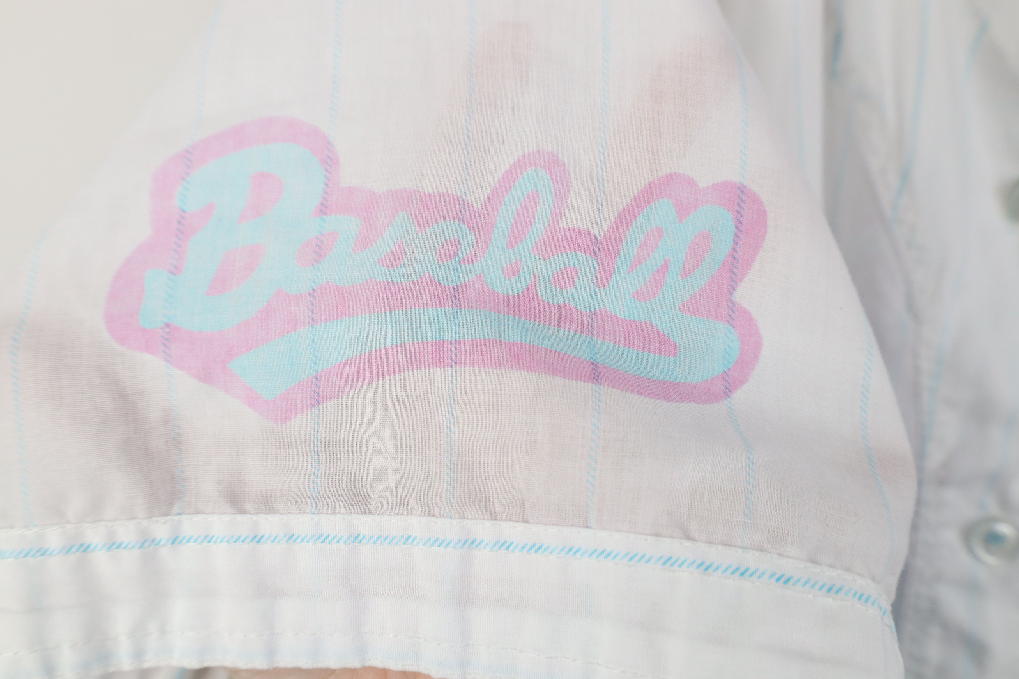 Vintage Vintage 80s Streetwear Night Gown Sleep Baseball Jersey Size XXL / US 16-18 / IT 52-54 - 7 Thumbnail