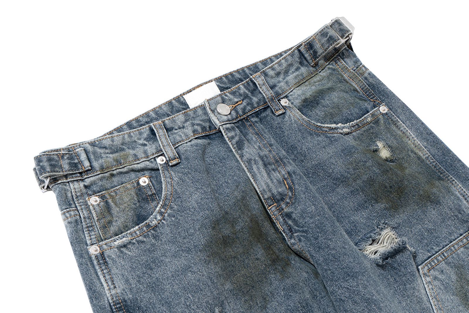 Vintage Dirty Double Knee Cargo jeans Size US 31 - 5 Thumbnail