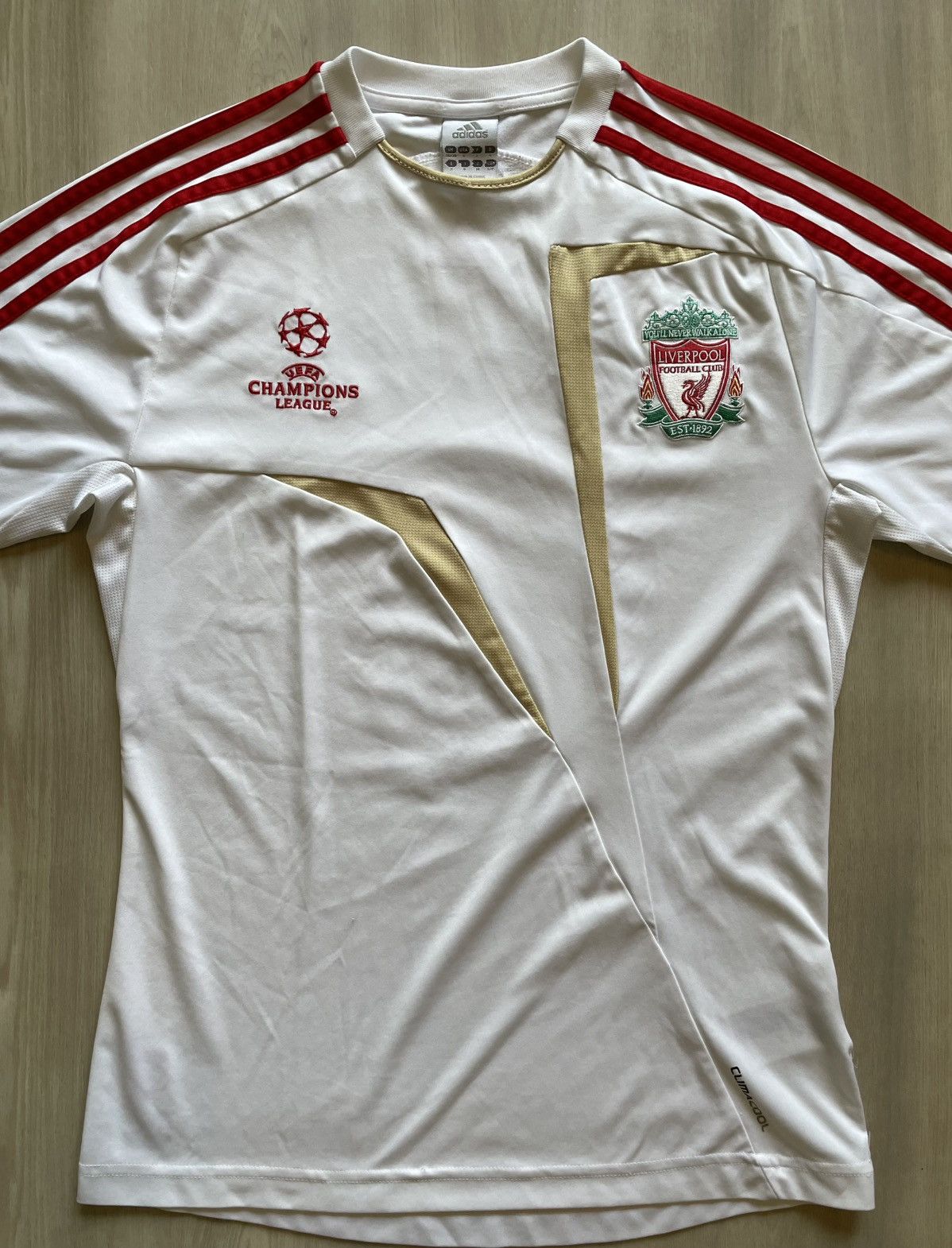 Vintage Adidas LIVERPOOL 2009 TRAINING # 9 TORRES CHAMPIONS LEAGUE Size US S / EU 44-46 / 1 - 2 Thumbnail