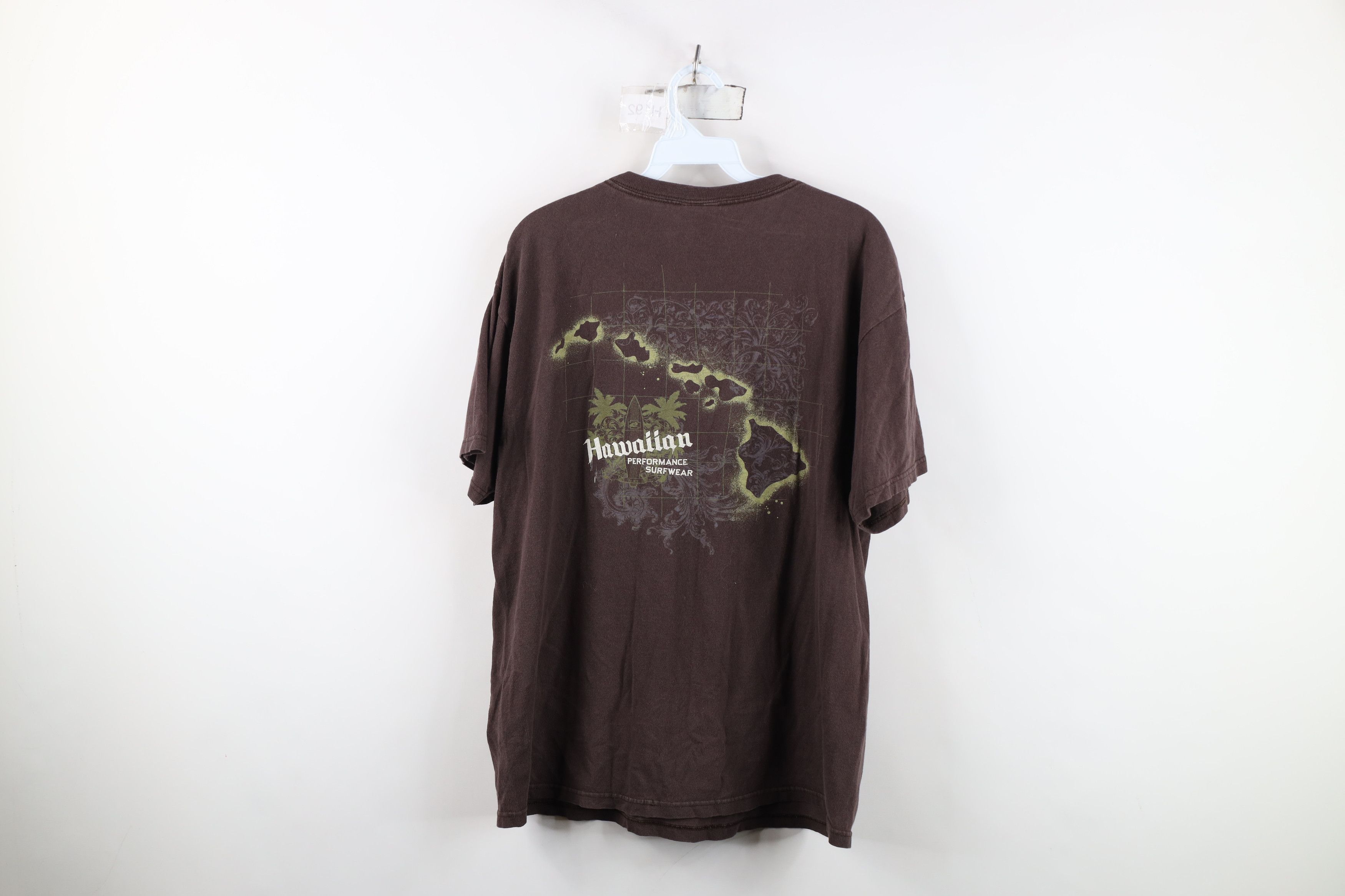 Ripcurl Vintage 90s Y2K Ripcurl Surfing Hawaiian T-Shirt Brown Size US L / EU 52-54 / 3 - 12 Thumbnail